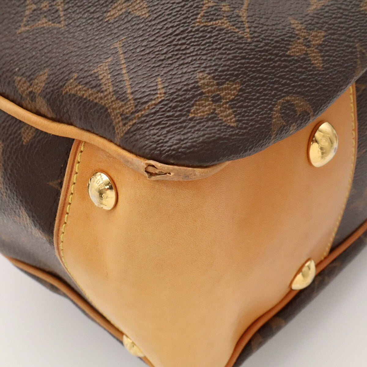 Louis Vuitton Brown Monogram Shoulder Bag Tote Bag (Pre-Owned)