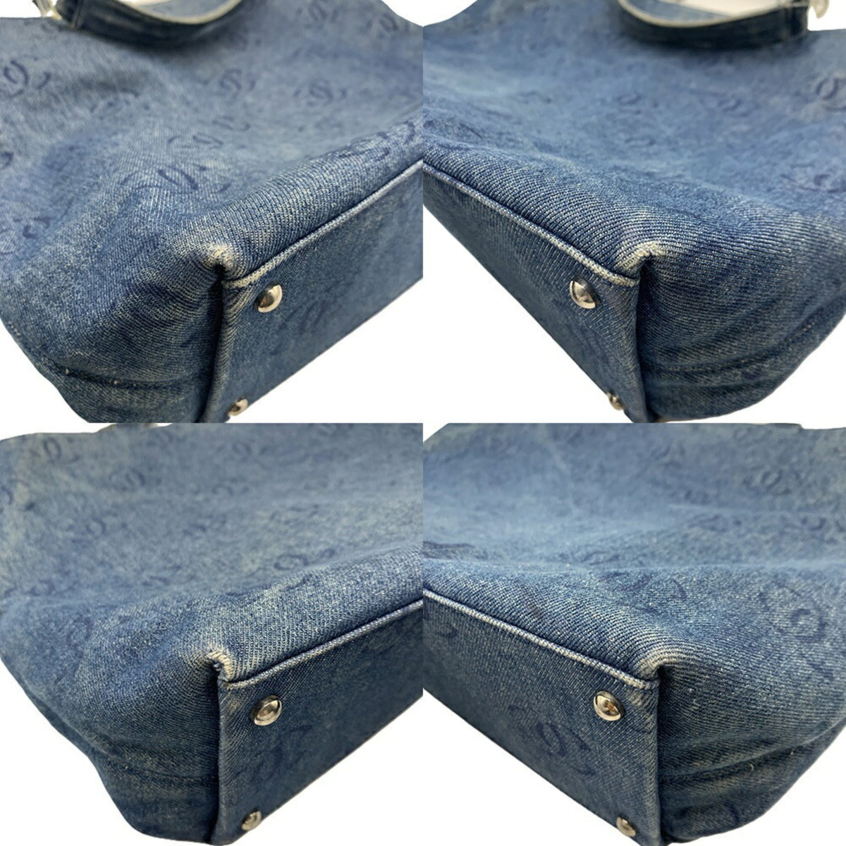 Chanel Denim Denim Tote Bag (Pre-Owned)
