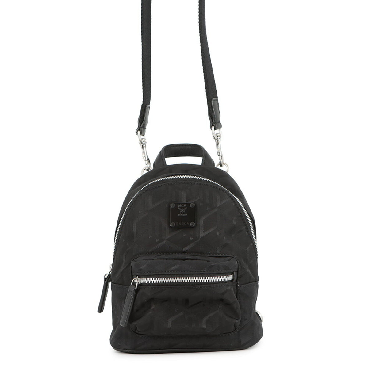 Mcm Black Nylon Shoulder Bag (Pre-Owned)