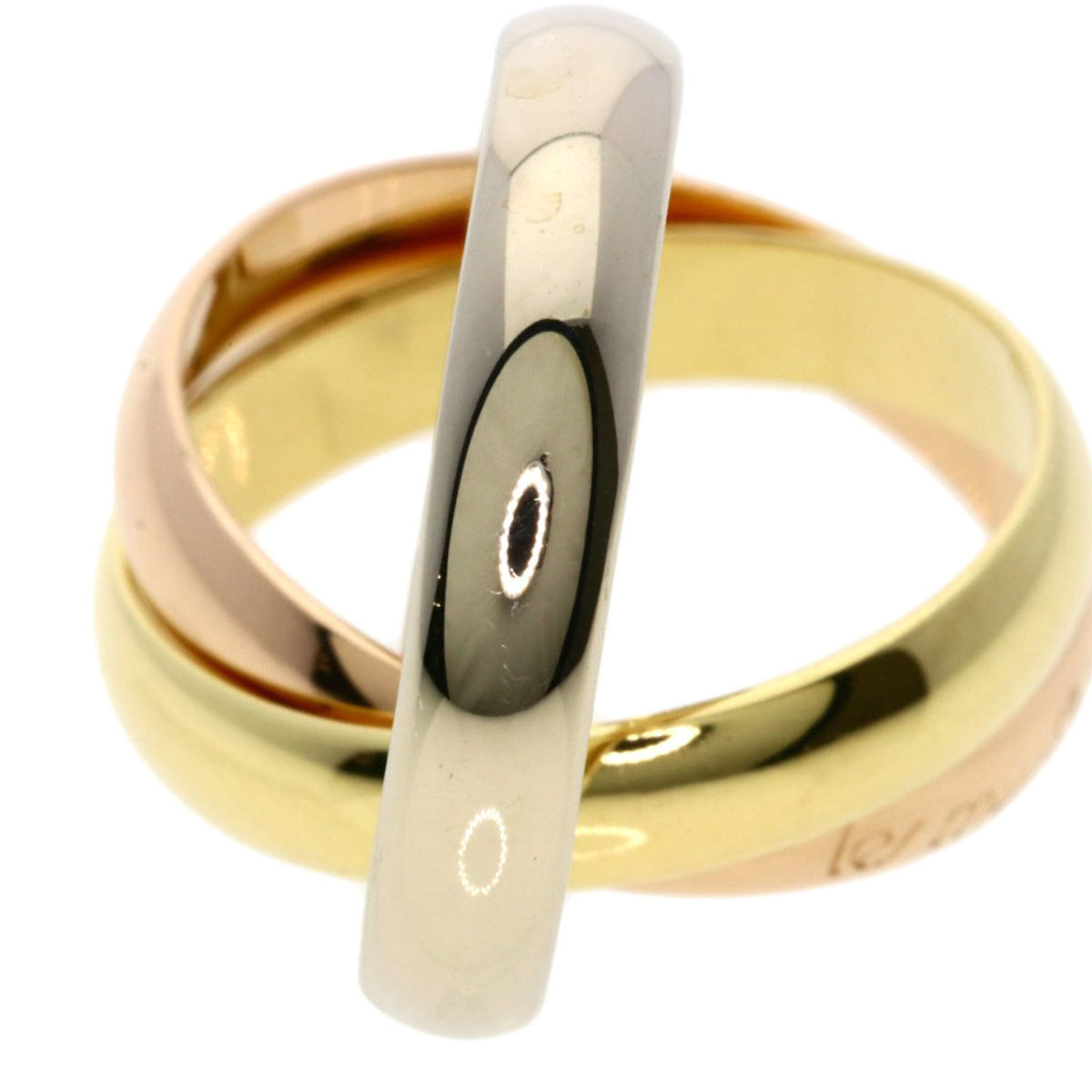 Cartier Trinity Yellow Gold (18K) Pink Gold (18K) White Gold (18K) Band Ring (Pre-Owned)