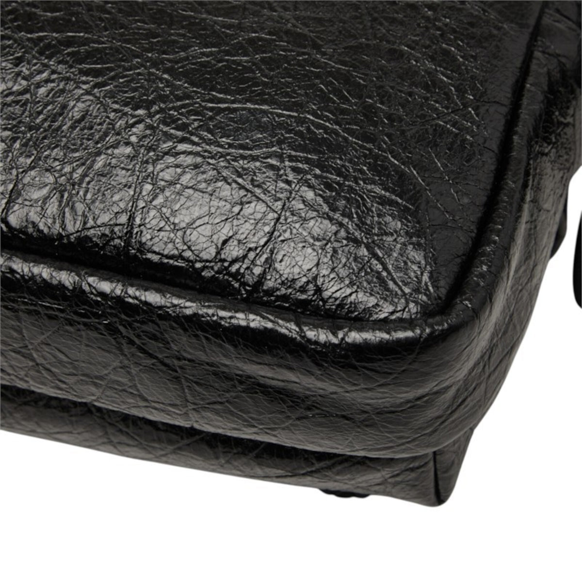 Balenciaga Black Leather Shoulder Bag (Pre-Owned)