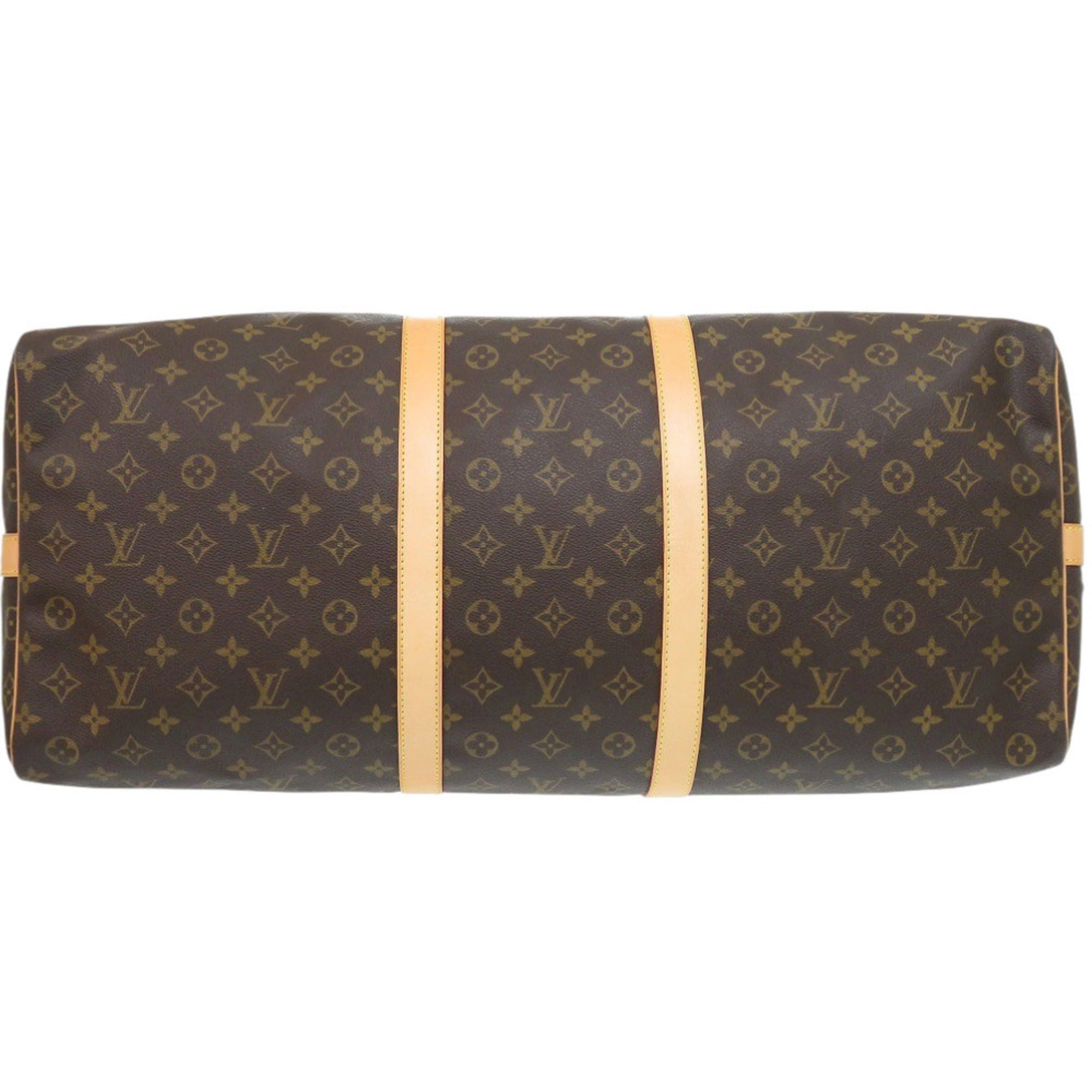 Louis Vuitton Brown Monogram Canvas Boston Bag (Pre-Owned)