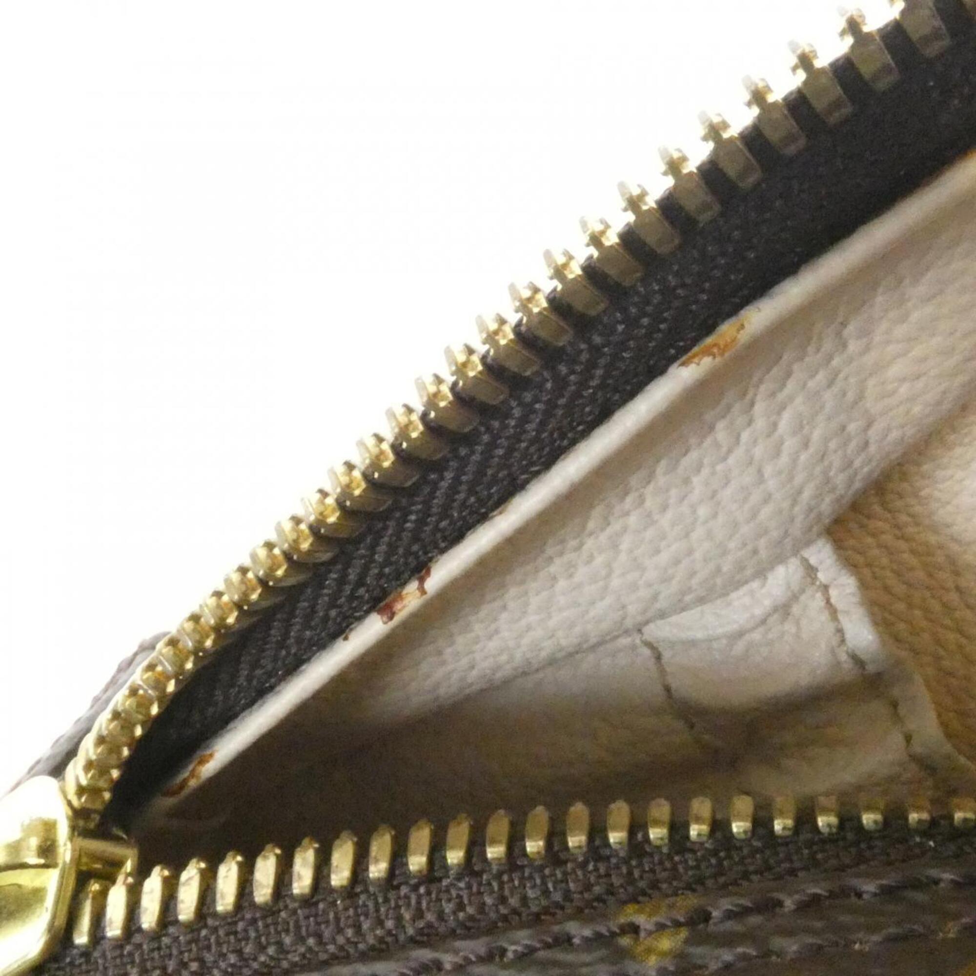 Louis Vuitton Marron Coated Canvas Handbag (Pre-Owned)