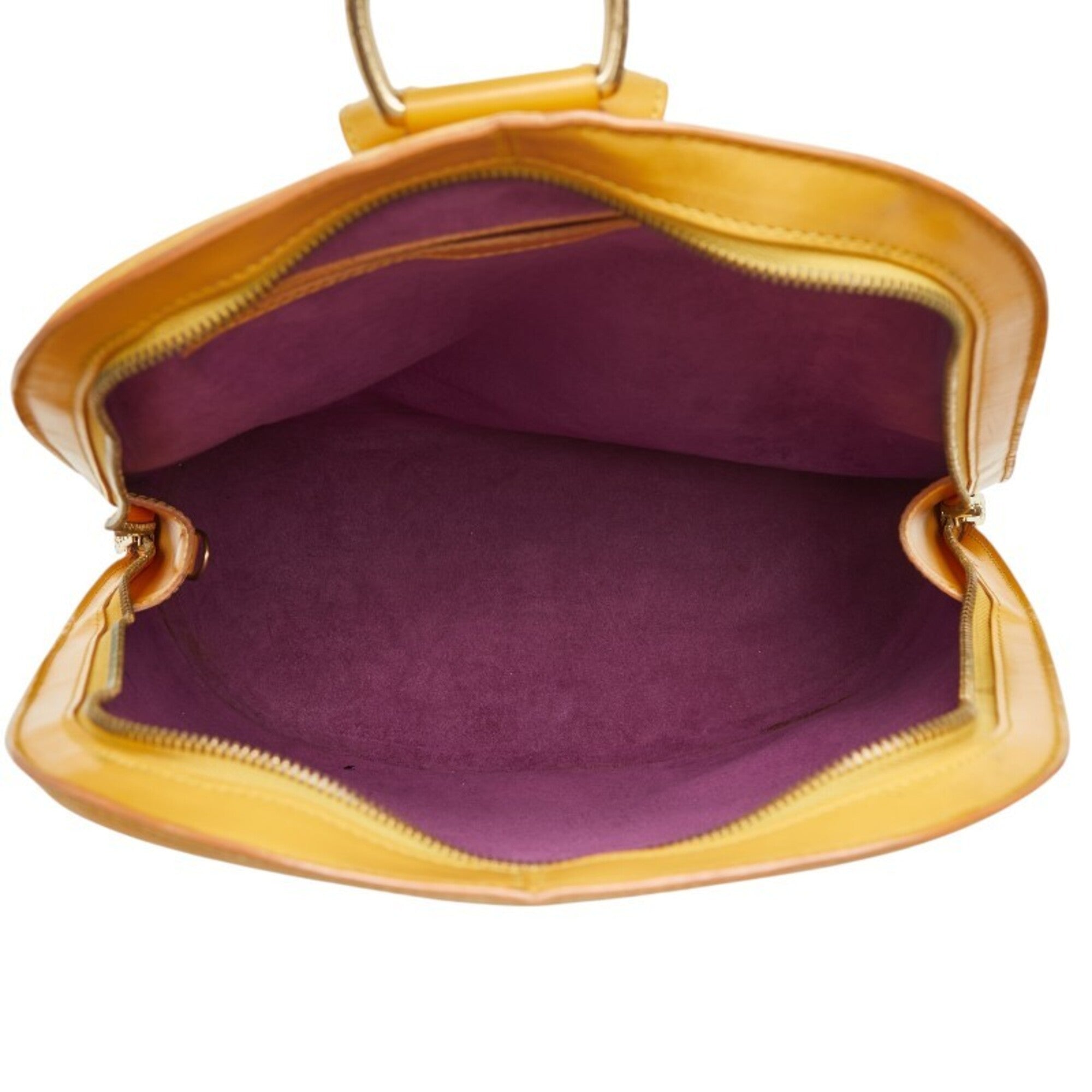 Louis Vuitton Yellow Leather Backpack (Pre-Owned)