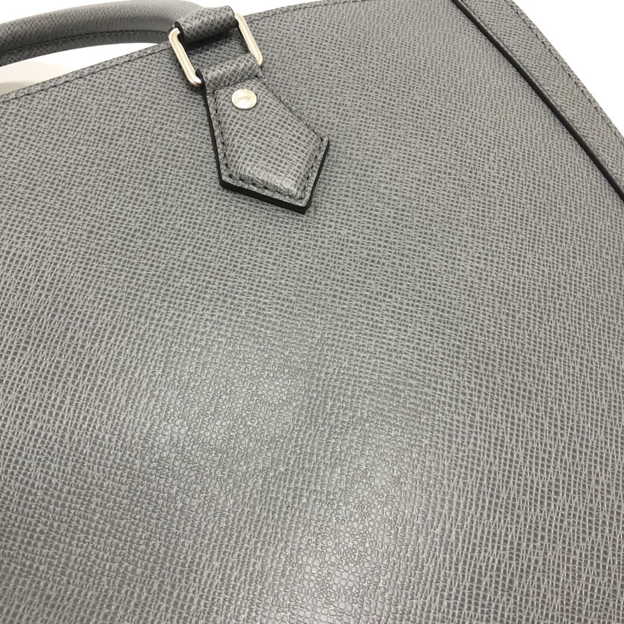 Louis Vuitton Taiga Gray Taiga Leather Briefcase (Pre-Owned)