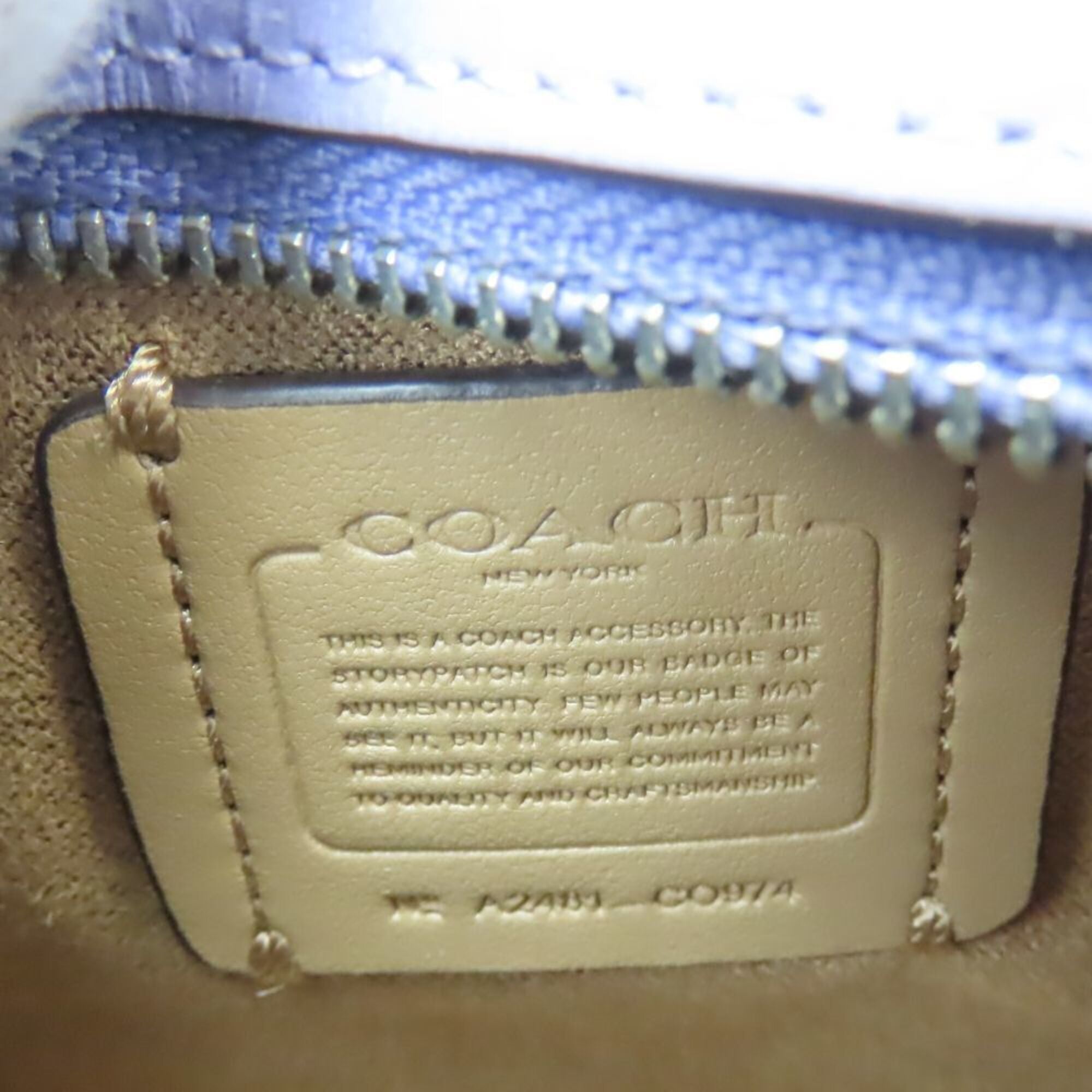 Coach Purple Leather Handbag (Pre-Owned)