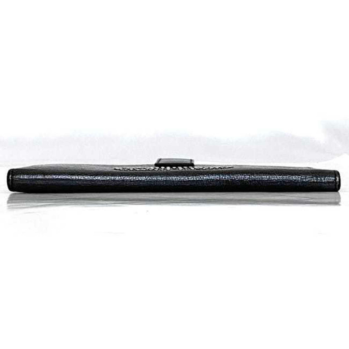 Salvatore Ferragamo Vara Silver Leather Long Wallet (Bi-Fold) (Pre-Owned)