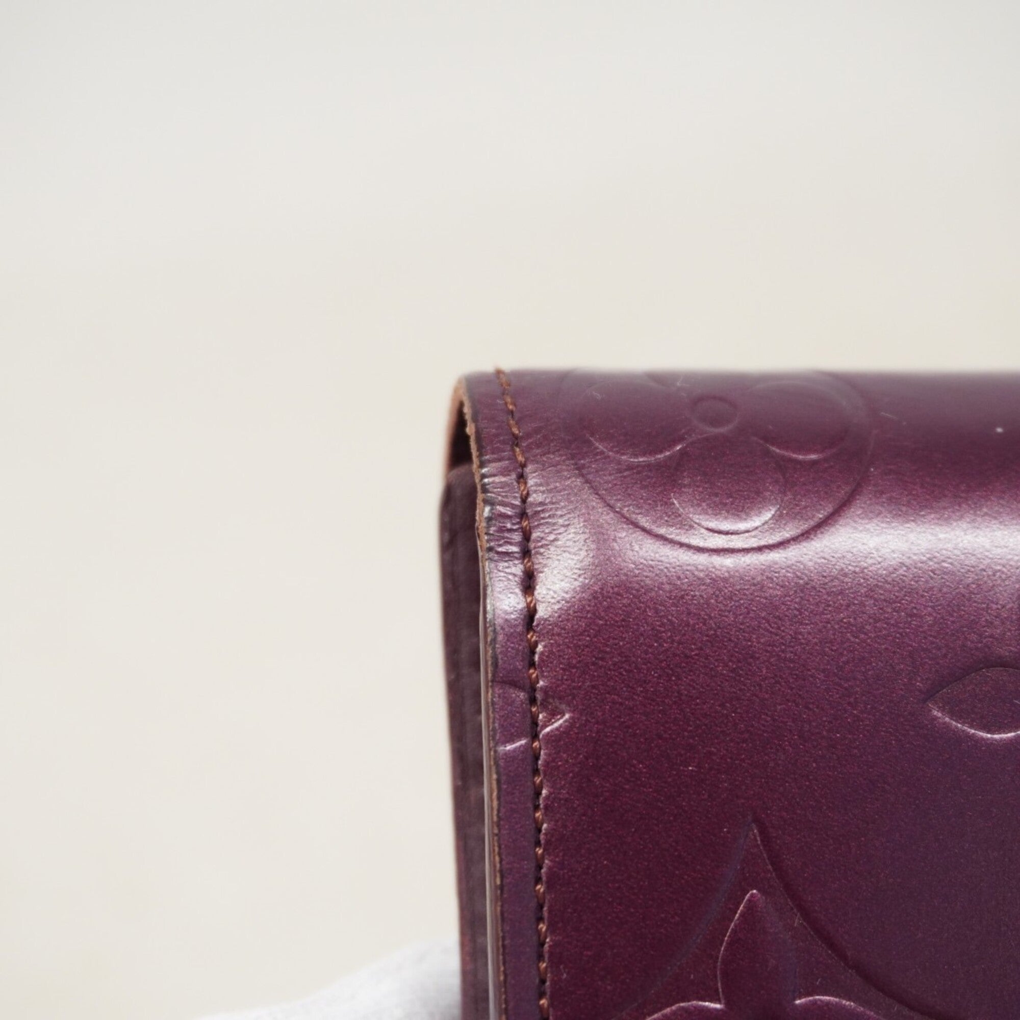 Louis Vuitton Violet Long Wallet (Tri-Fold) (Pre-Owned)