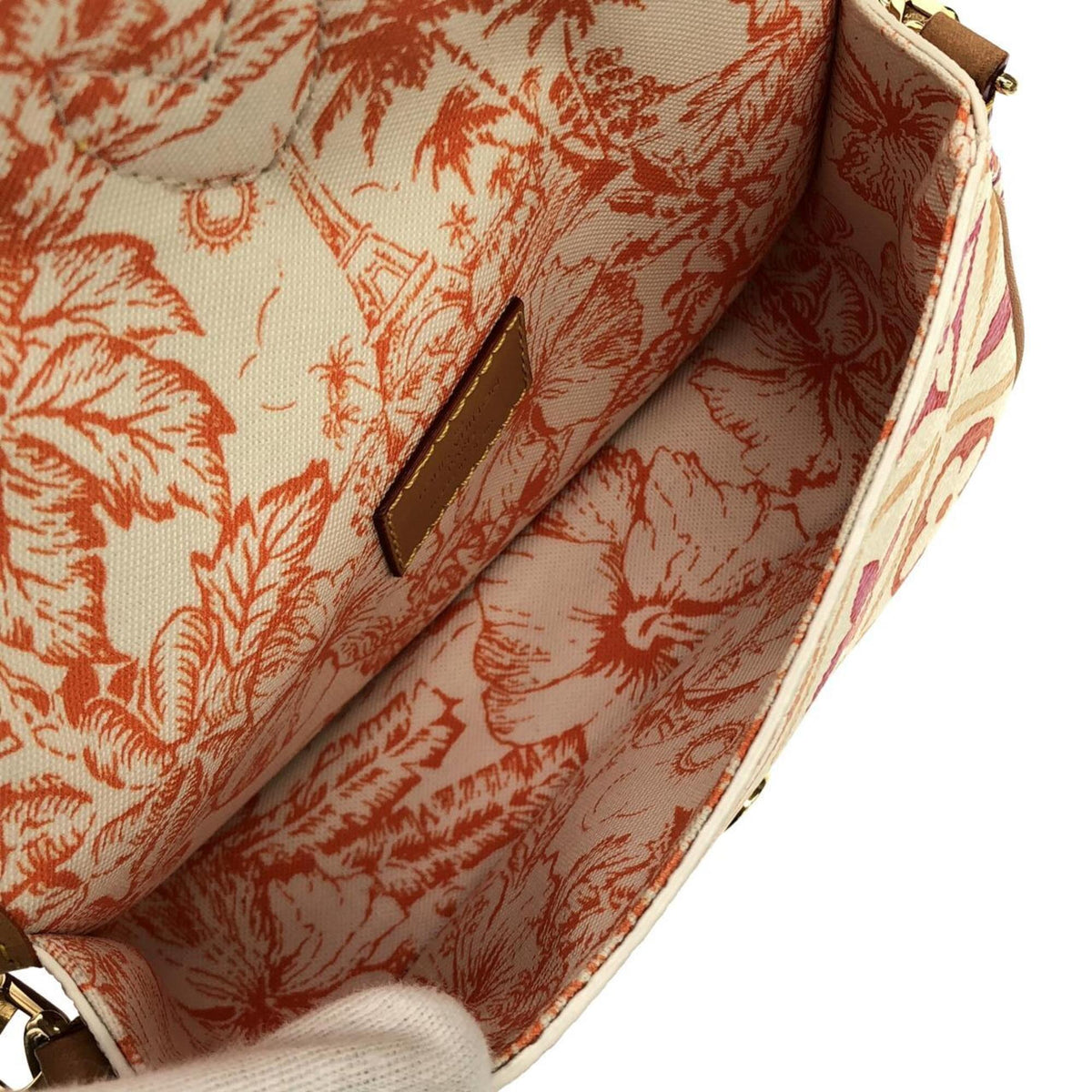Louis Vuitton Corail Coated Canvas Handbag (Pre-Owned)