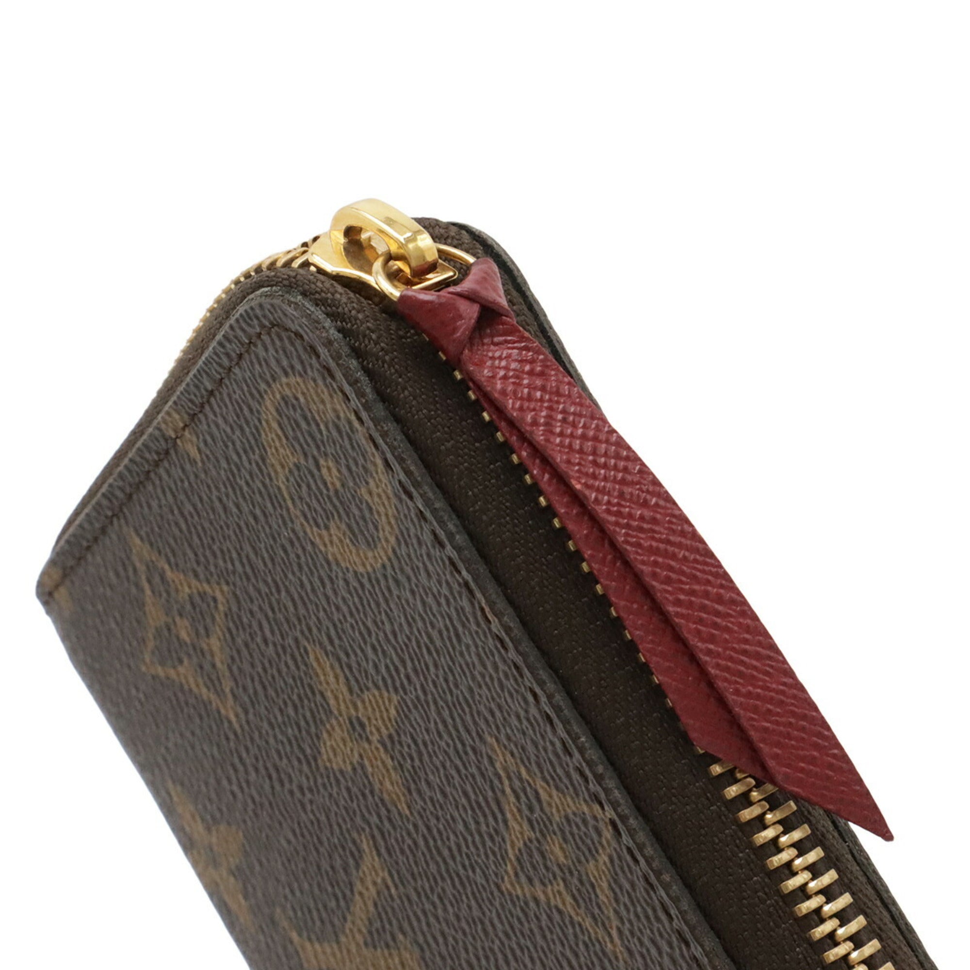 Louis Vuitton Monogram Fuchsia Monogram Long Wallet (Bi-Fold) (Pre-Owned)