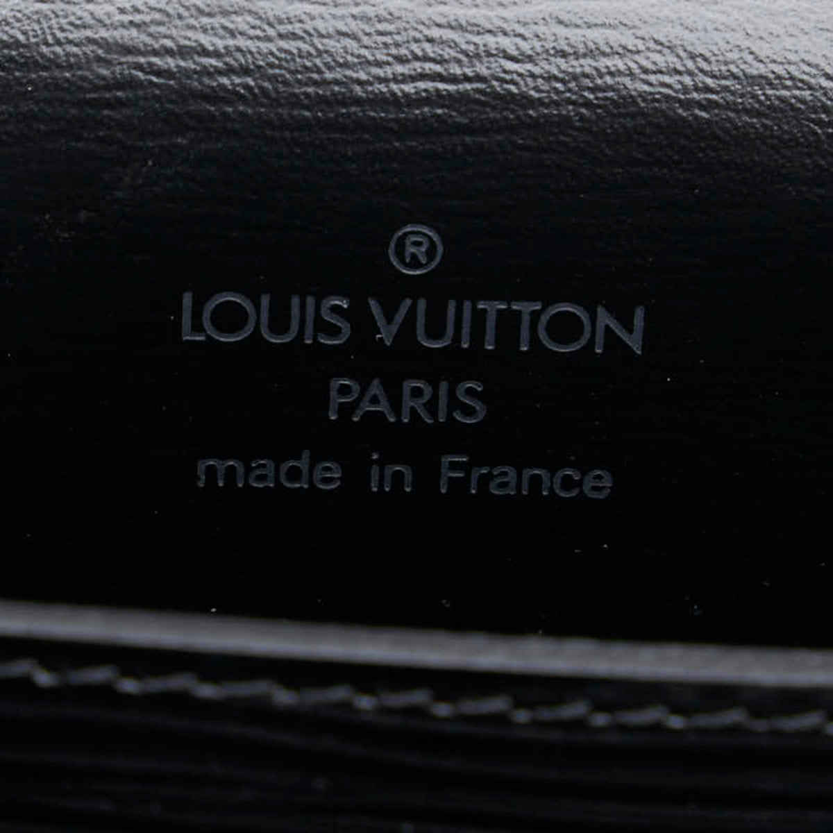 Louis Vuitton Black Noir Leather Shoulder Bag (Pre-Owned)