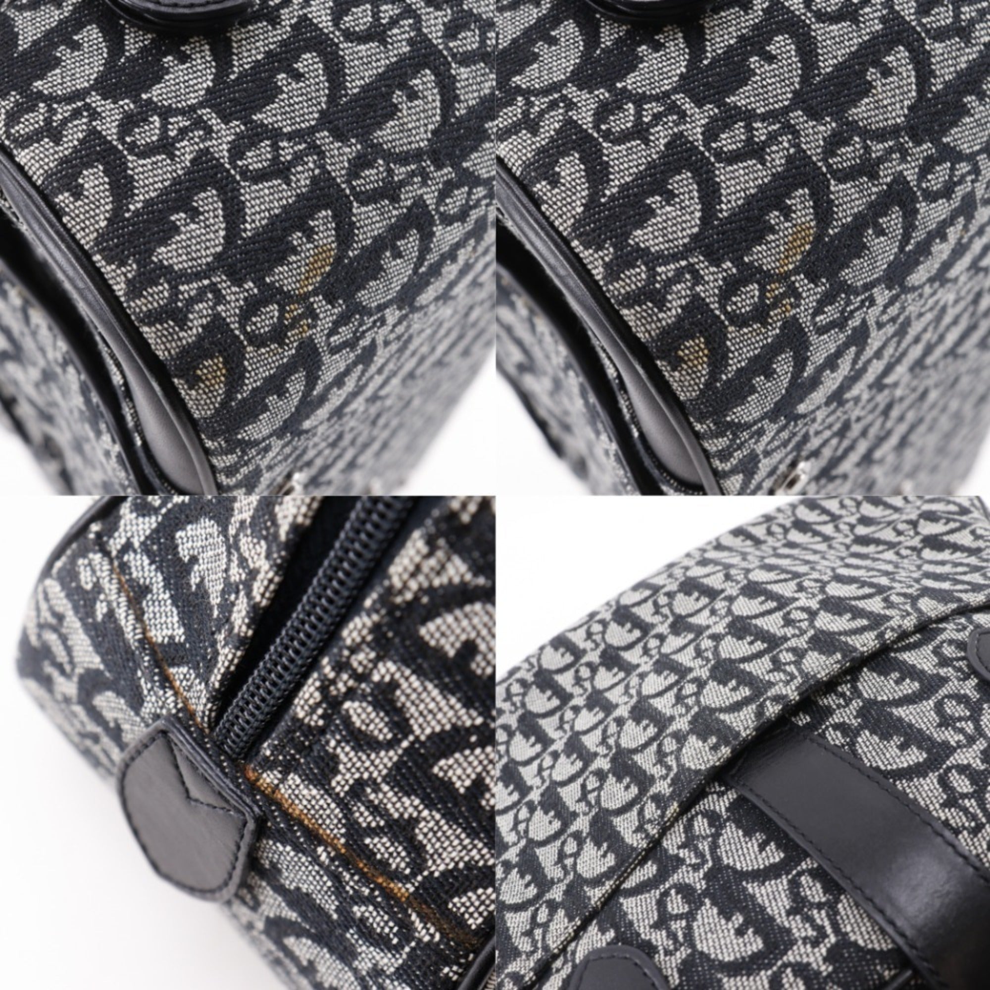Christian Dior Trotter Navy Trotter Handbag Saddle Bag (Pre-Owned)