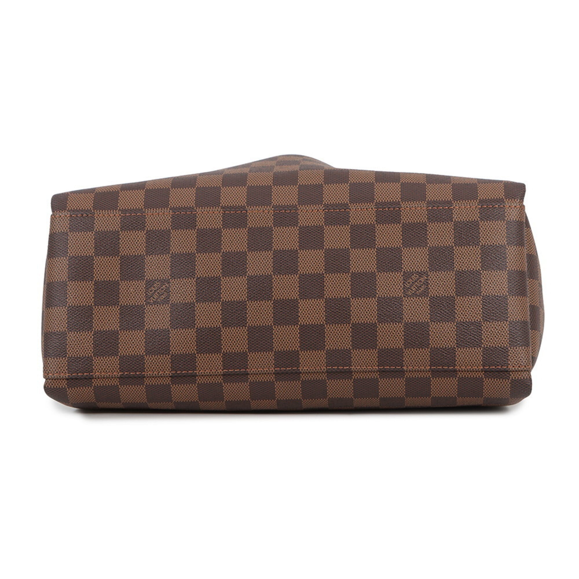 Louis Vuitton Damier Damier Canvas Ebene Noir Damier Canvas Handbag Shoulder Bag (Pre-Owned)