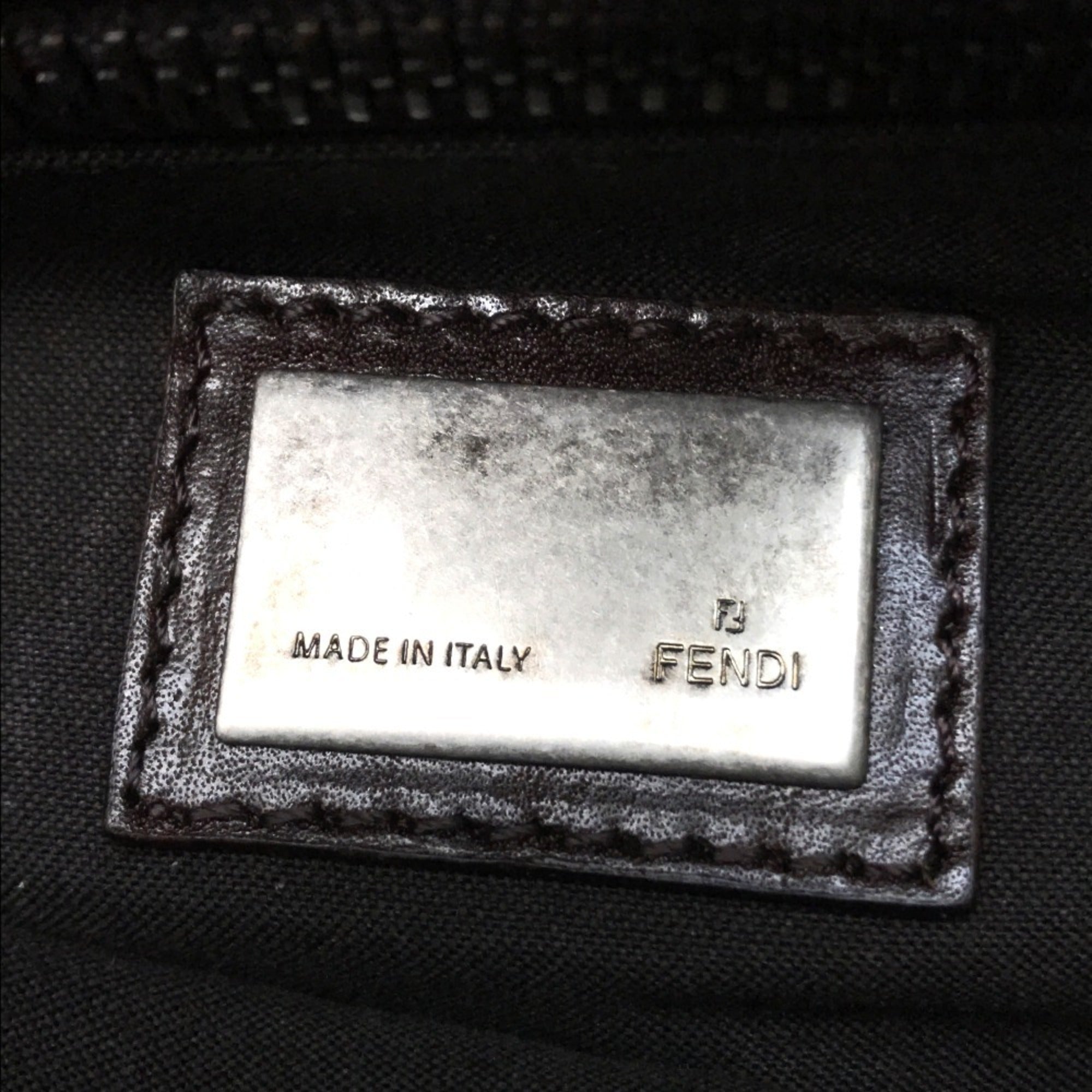 Fendi Dark Brown Fur Shoulder Bag (Pre-Owned)