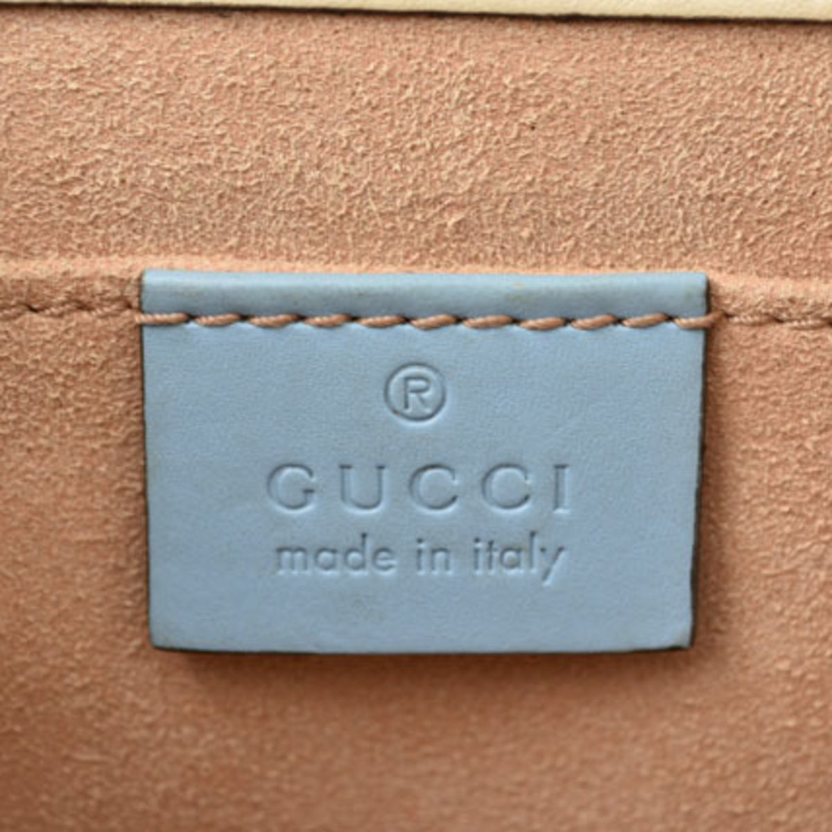 Gucci Beige Blue Brown Gg Supreme Shoulder Bag (Pre-Owned)
