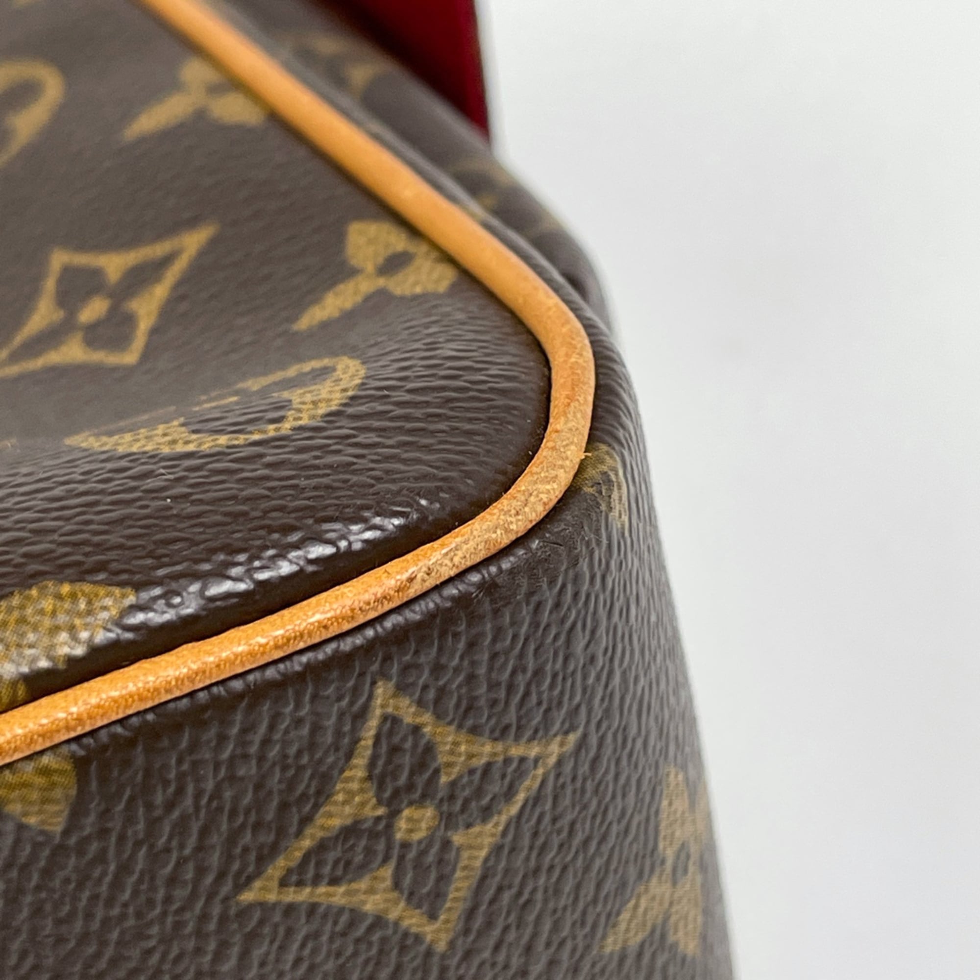 Louis Vuitton Brown Monogram Handbag Tote Bag (Pre-Owned)