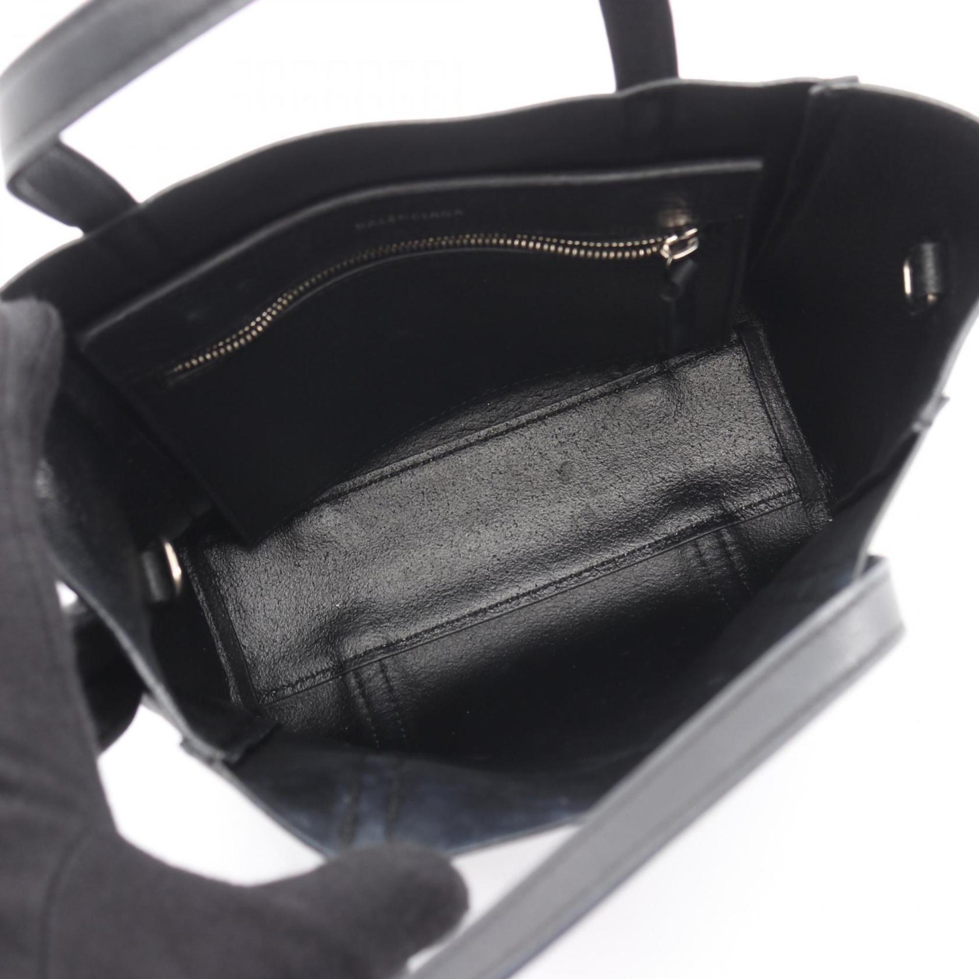 Balenciaga Black Leather Tote Bag (Pre-Owned)