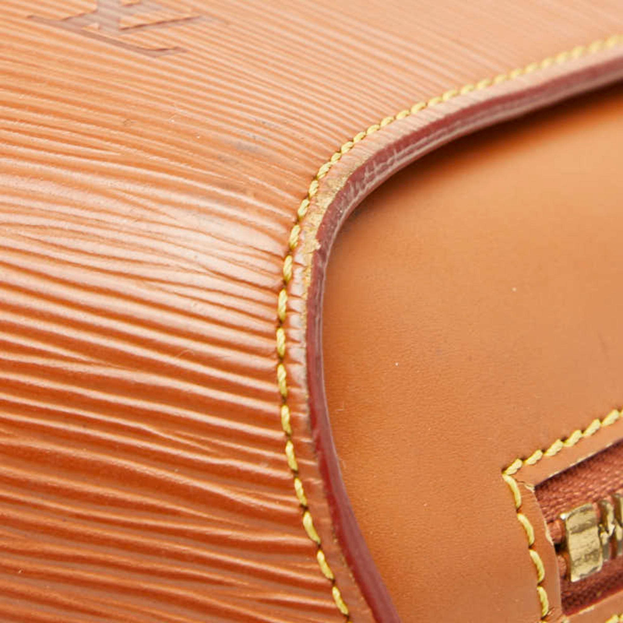 Louis Vuitton Brown Gold Cipango Leather Backpack Beach Bag (Pre-Owned)
