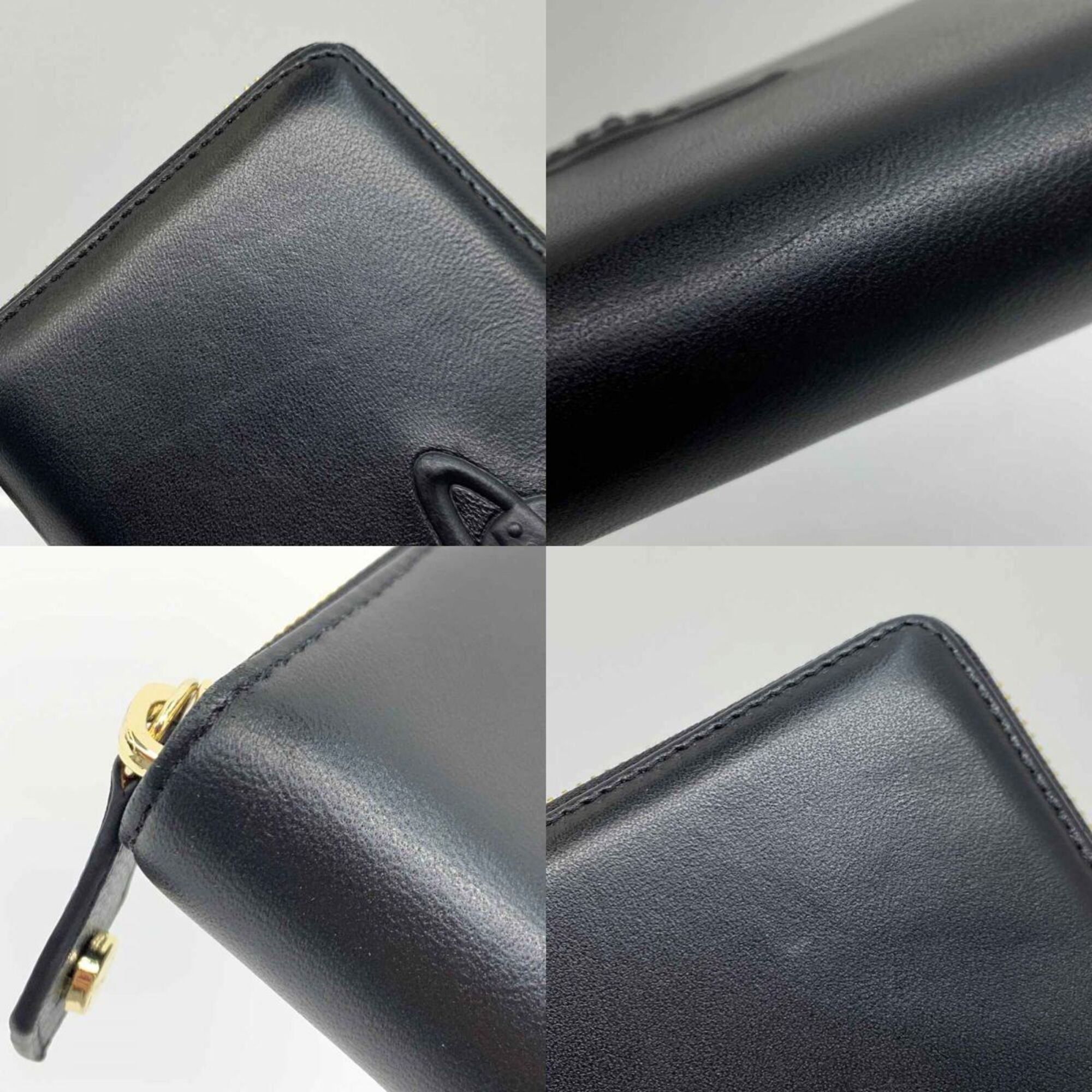 Vivienne Westwood Black Long Wallet (Bi-Fold) (Pre-Owned)