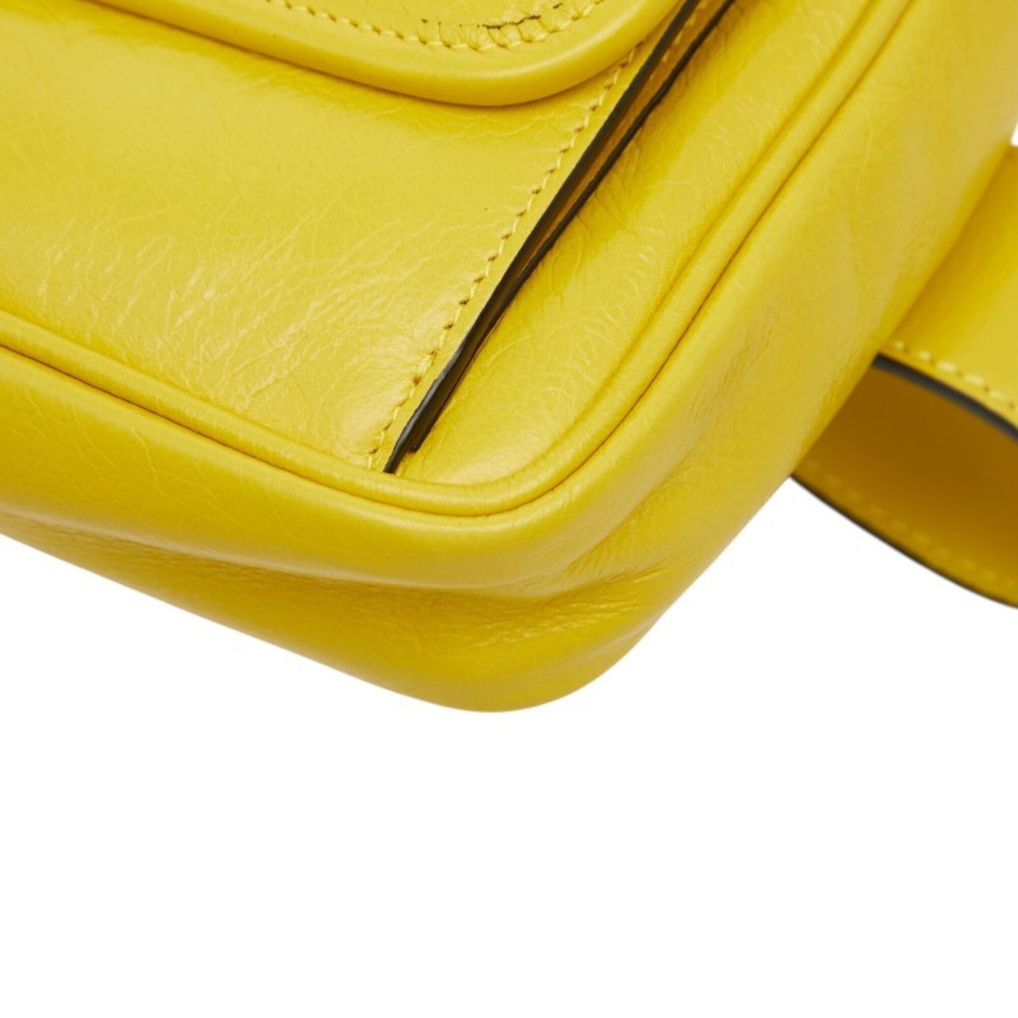 Gucci Yellow Leather Fanny Pack (Pre-Owned)