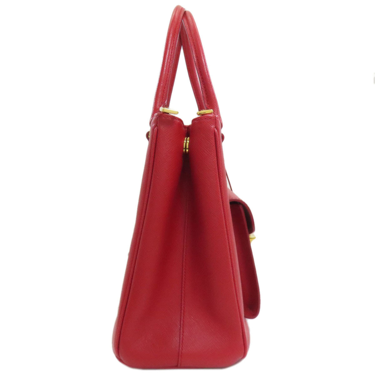 Prada Red Color Leather Handbag (Pre-Owned)