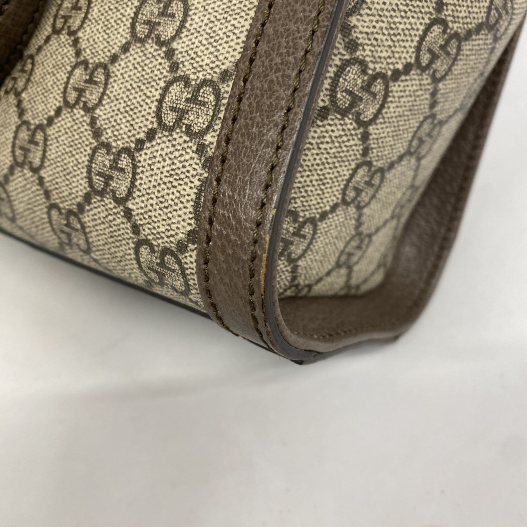 Gucci Brown Pvc Handbag (Pre-Owned)
