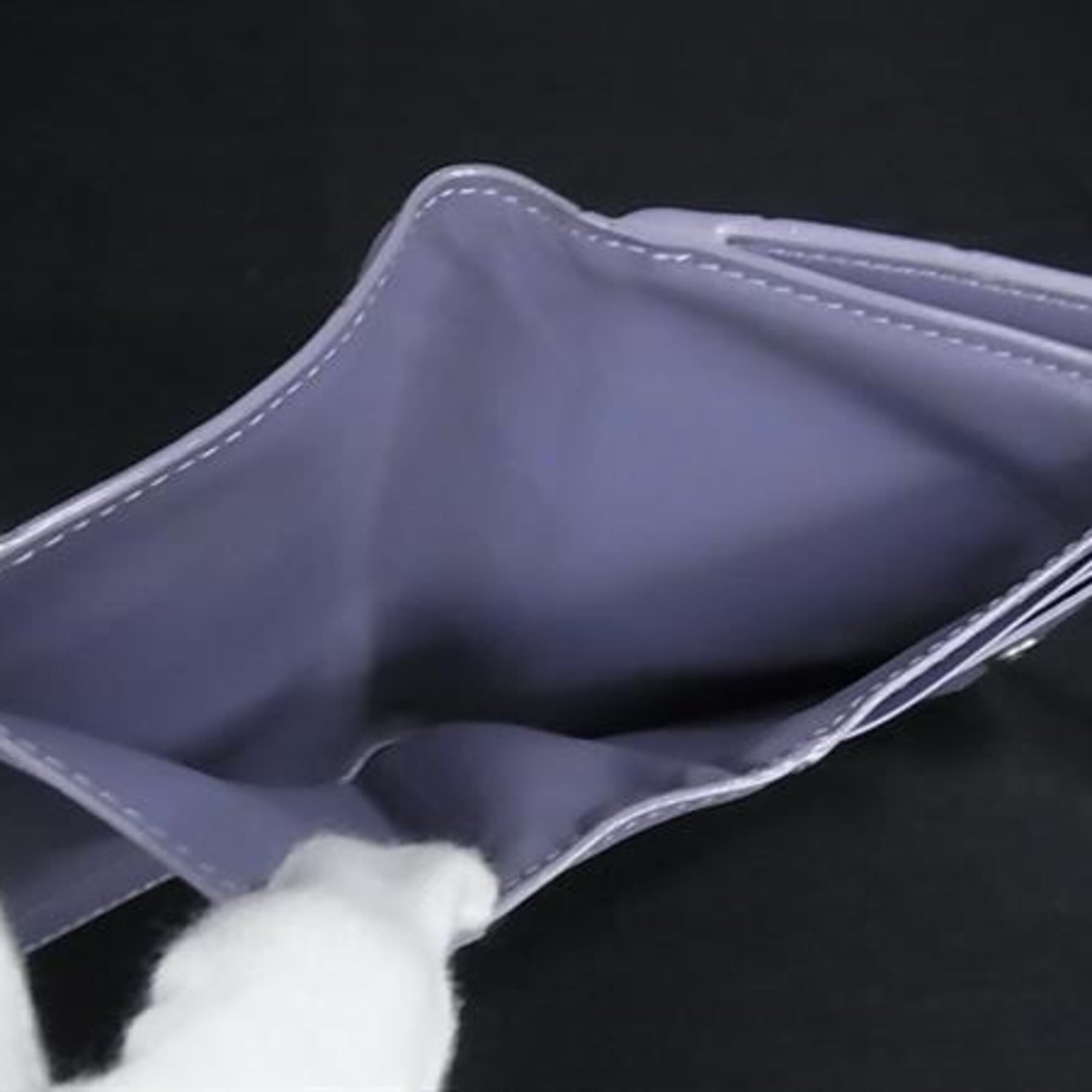Bottega Veneta Purple Intrecciato Wallet (Bi-Fold) (Pre-Owned)