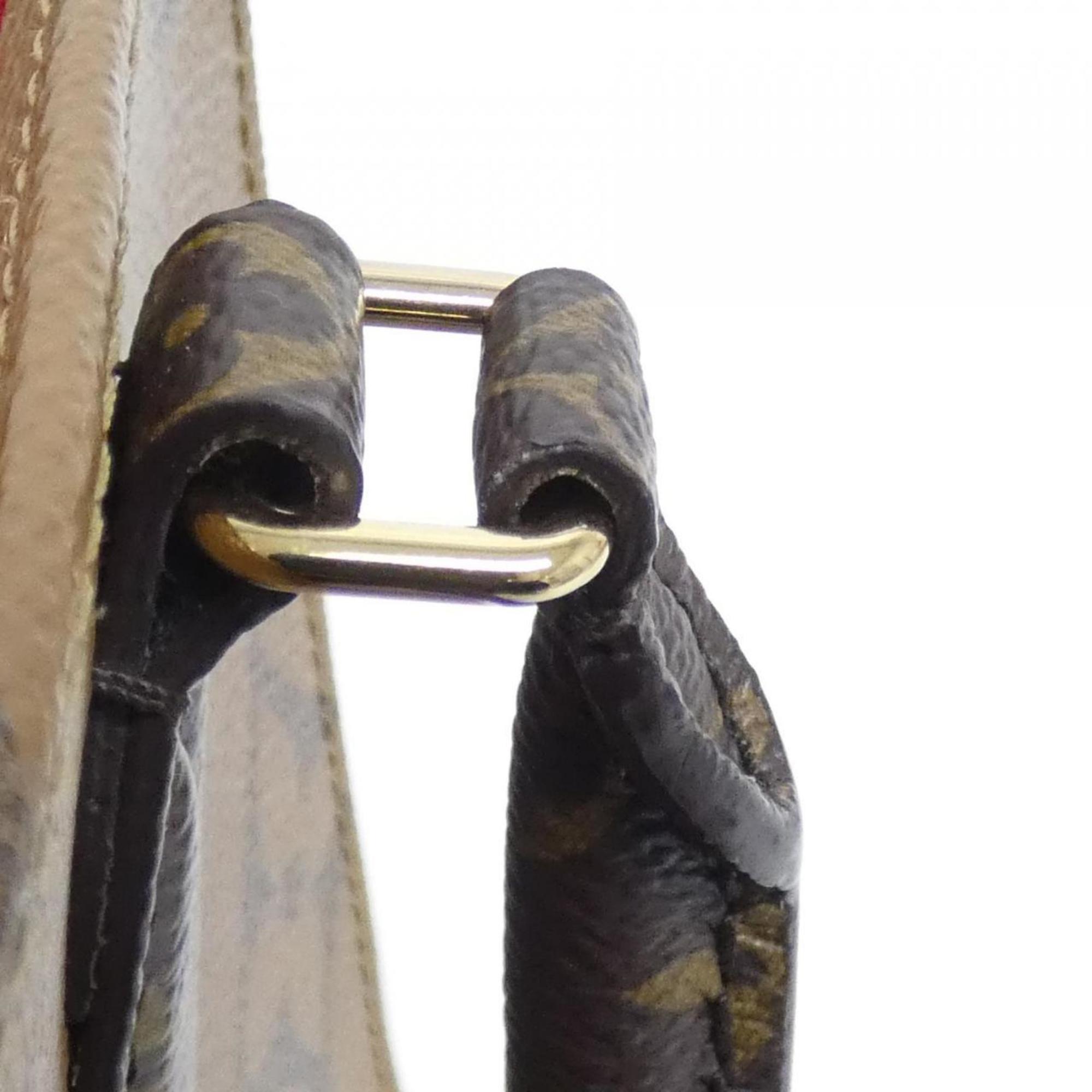 Louis Vuitton Brown Coated Canvas Handbag (Pre-Owned)