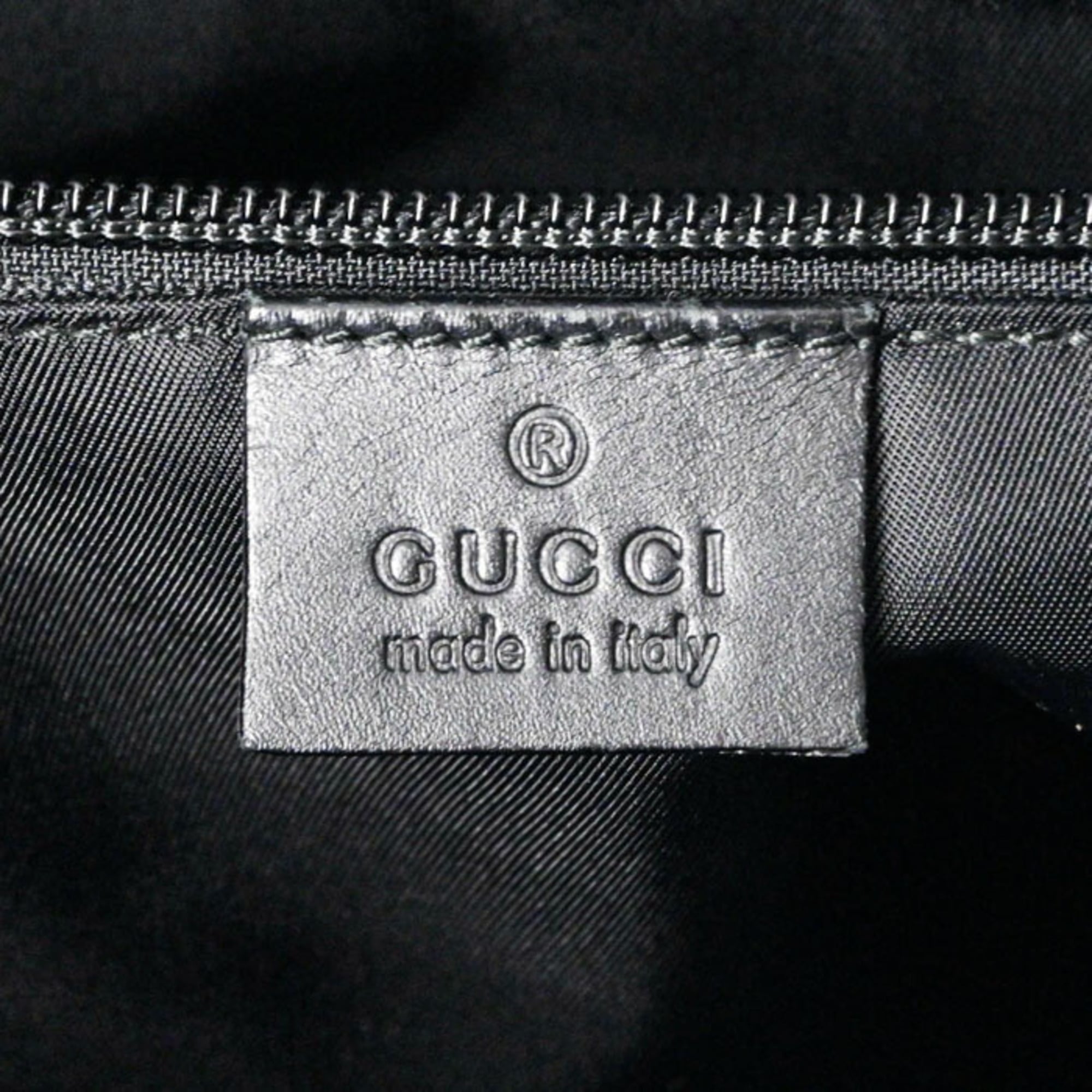Gucci Gg Plus Black Gg Supreme Leather Tote Bag (Pre-Owned)