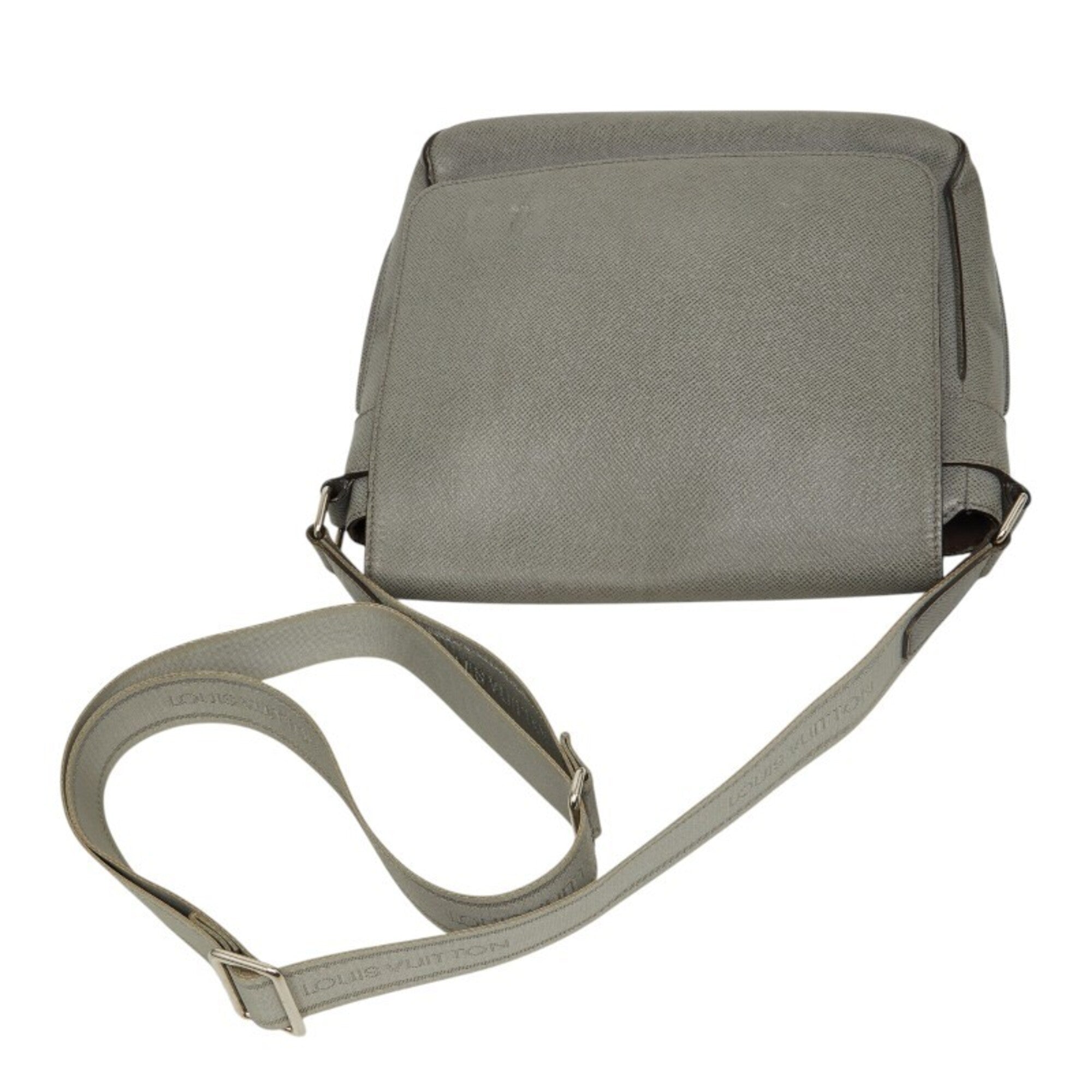 Louis Vuitton Glacier Gray Leather Shoulder Bag (Pre-Owned)