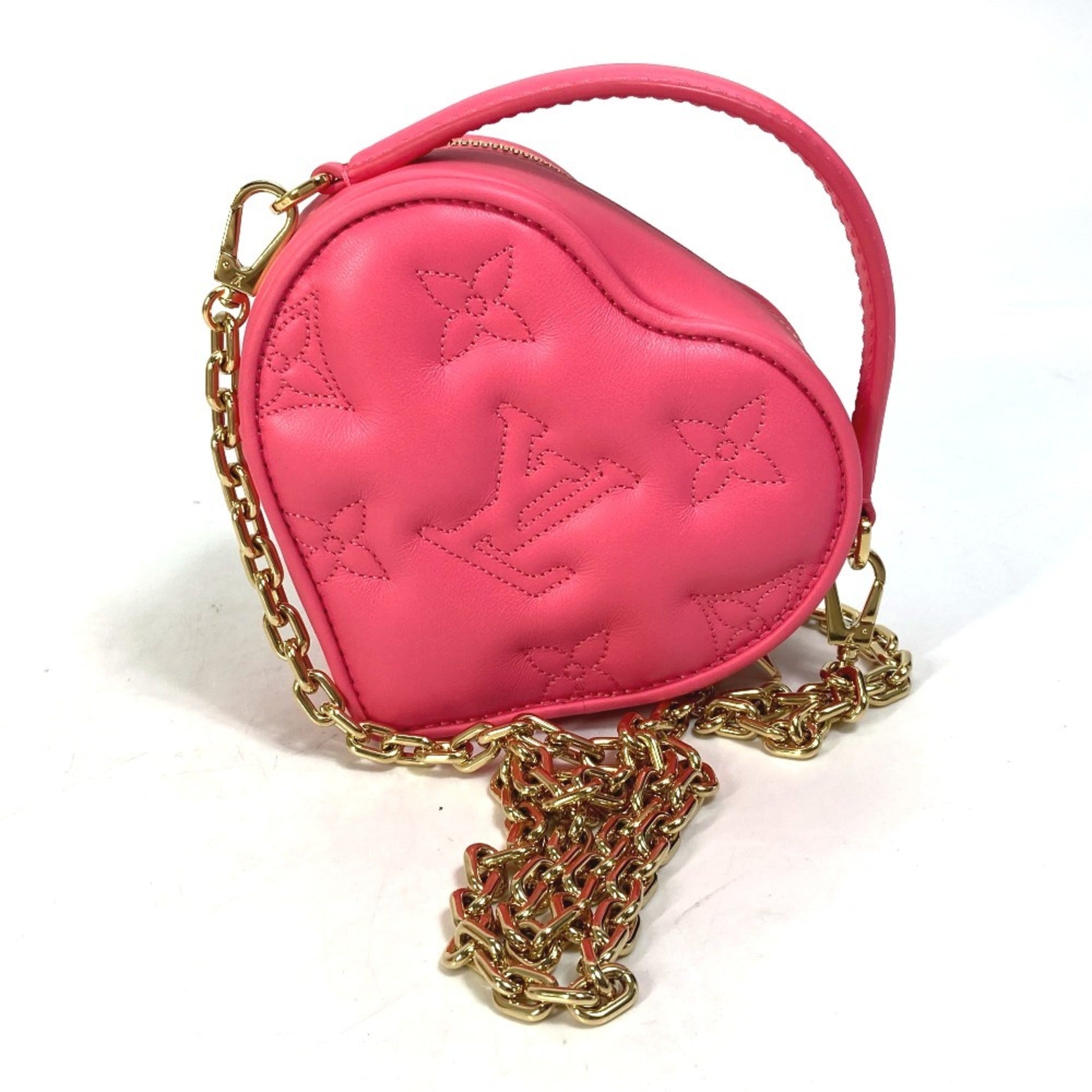 Louis Vuitton Pink Leather Handbag Shoulder Bag (Pre-Owned)