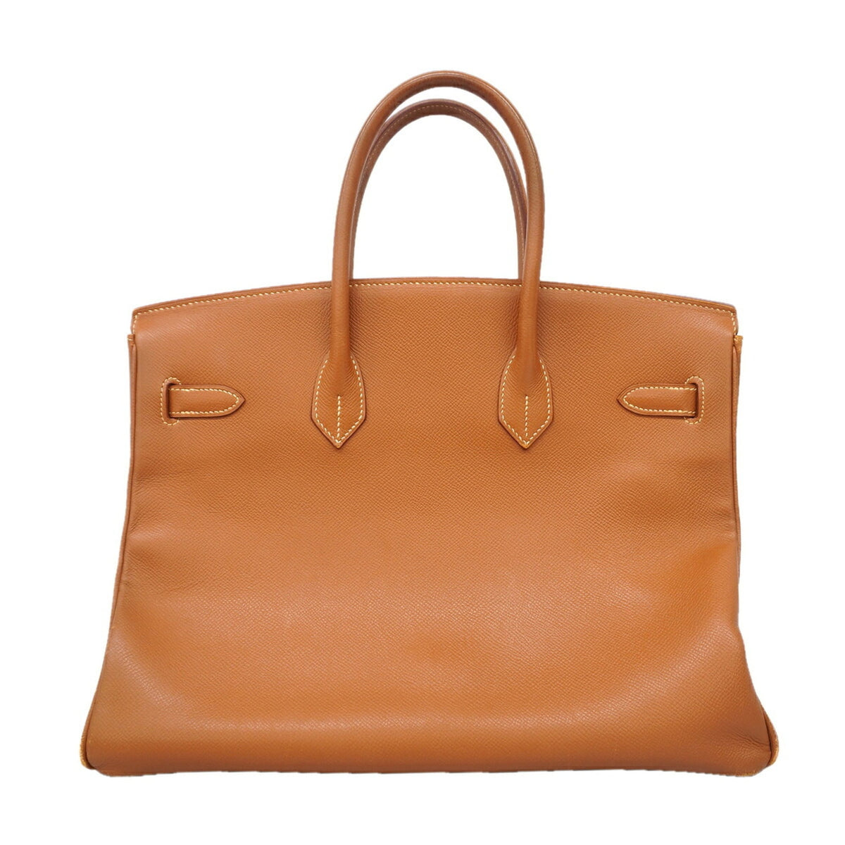 Hermes Gold Courchevel Leather Handbag (Pre-Owned)