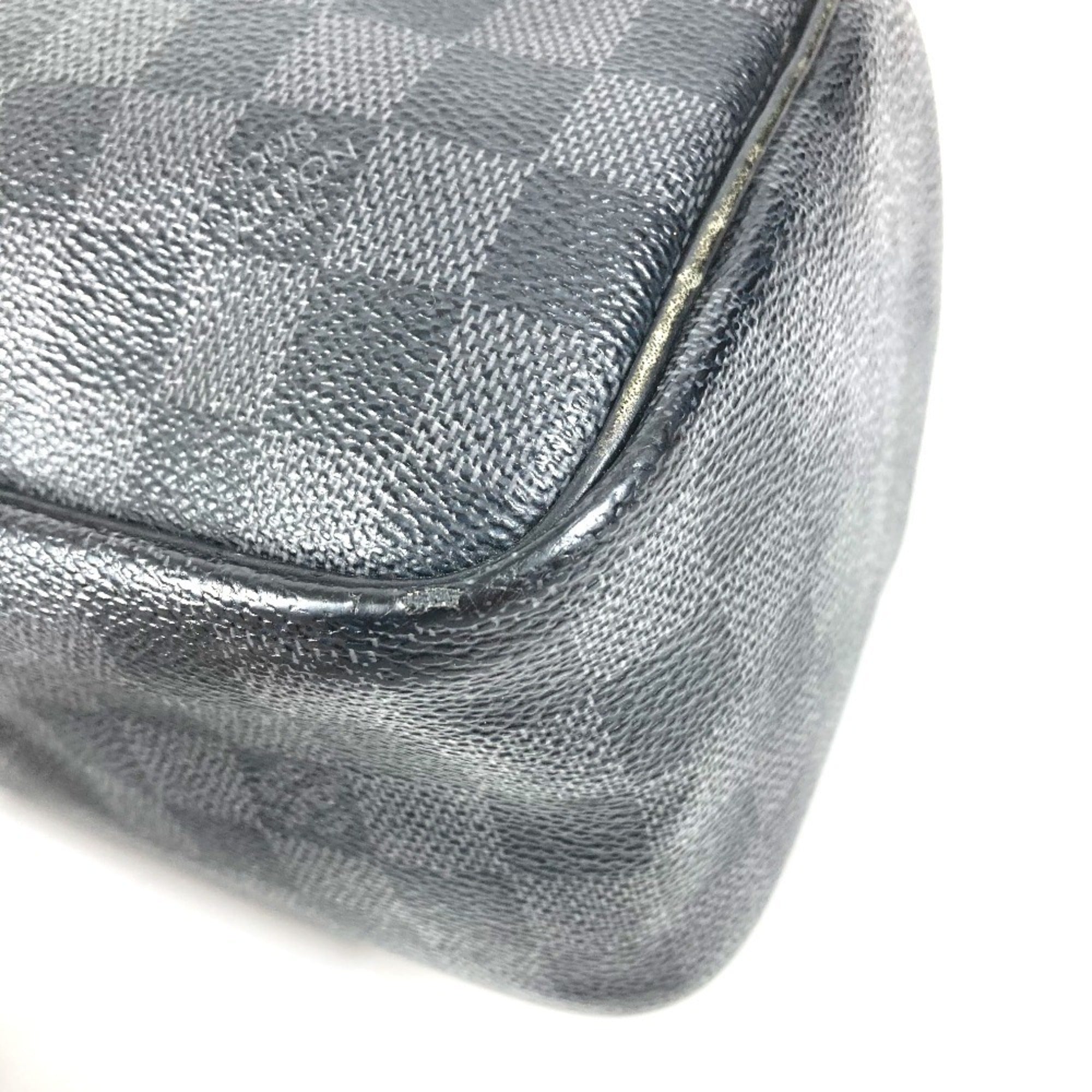 Louis Vuitton Black Damier Graphite Clutch Bag Handbag Pouch (Pre-Owned)