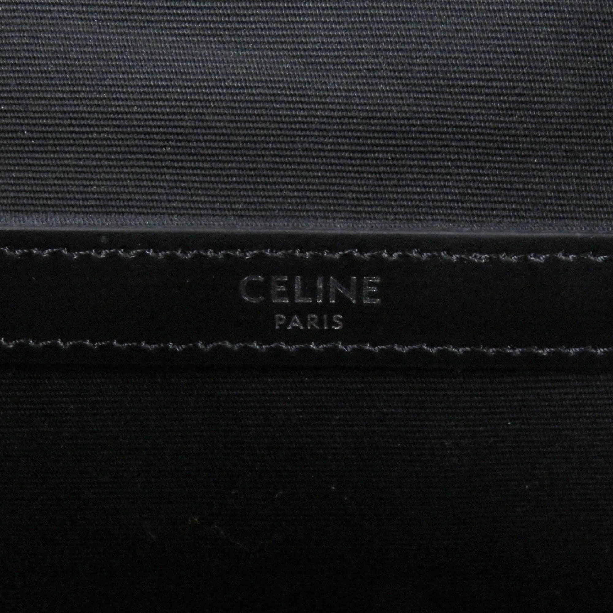 Celine Black Brown Coated Canvas Backpack (Pre-Owned)