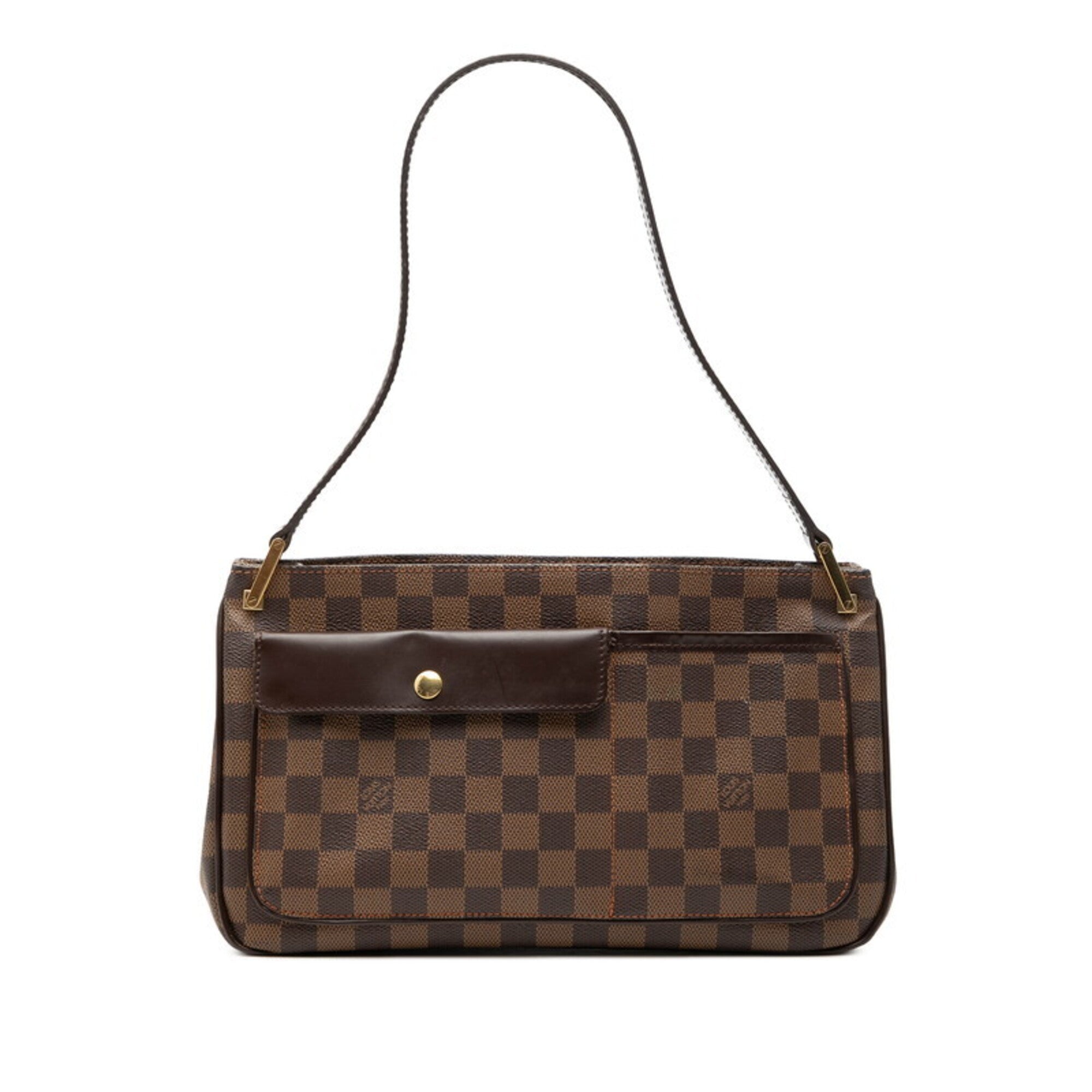 Louis Vuitton Brown Pvc Leather Shoulder Bag (Pre-Owned)