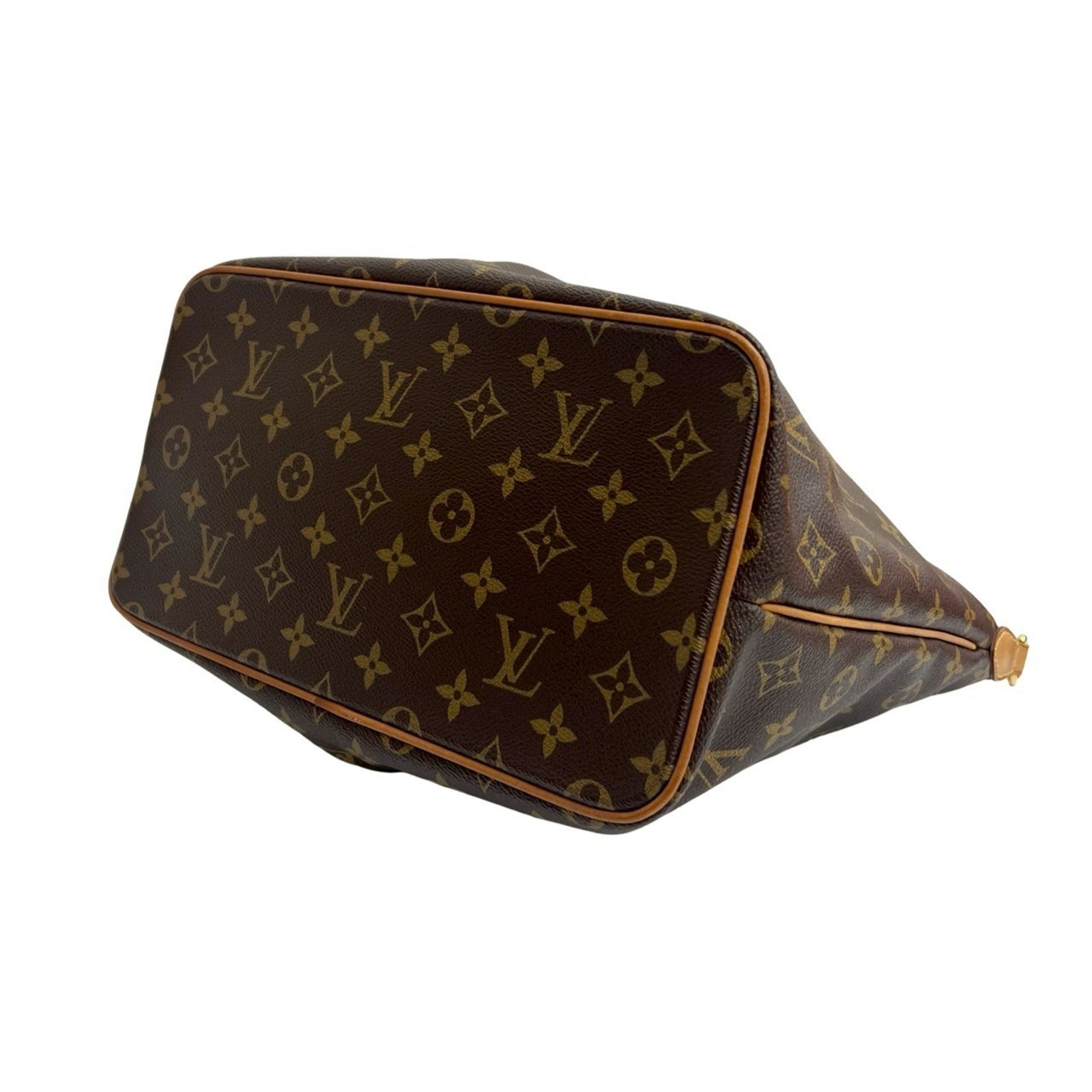 Louis Vuitton Brown Leather Pvc Handbag Shoulder Bag Tote Bag (Pre-Owned)