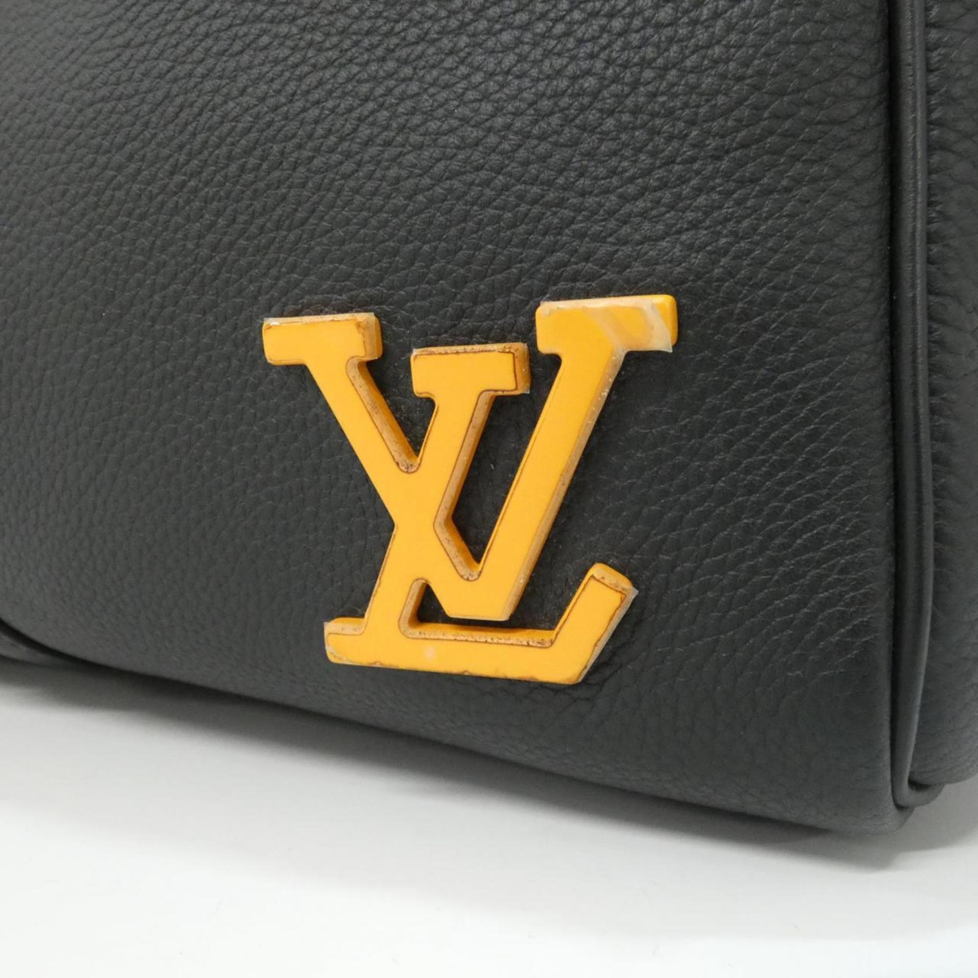 Louis Vuitton Black Leather Boston Bag (Pre-Owned)