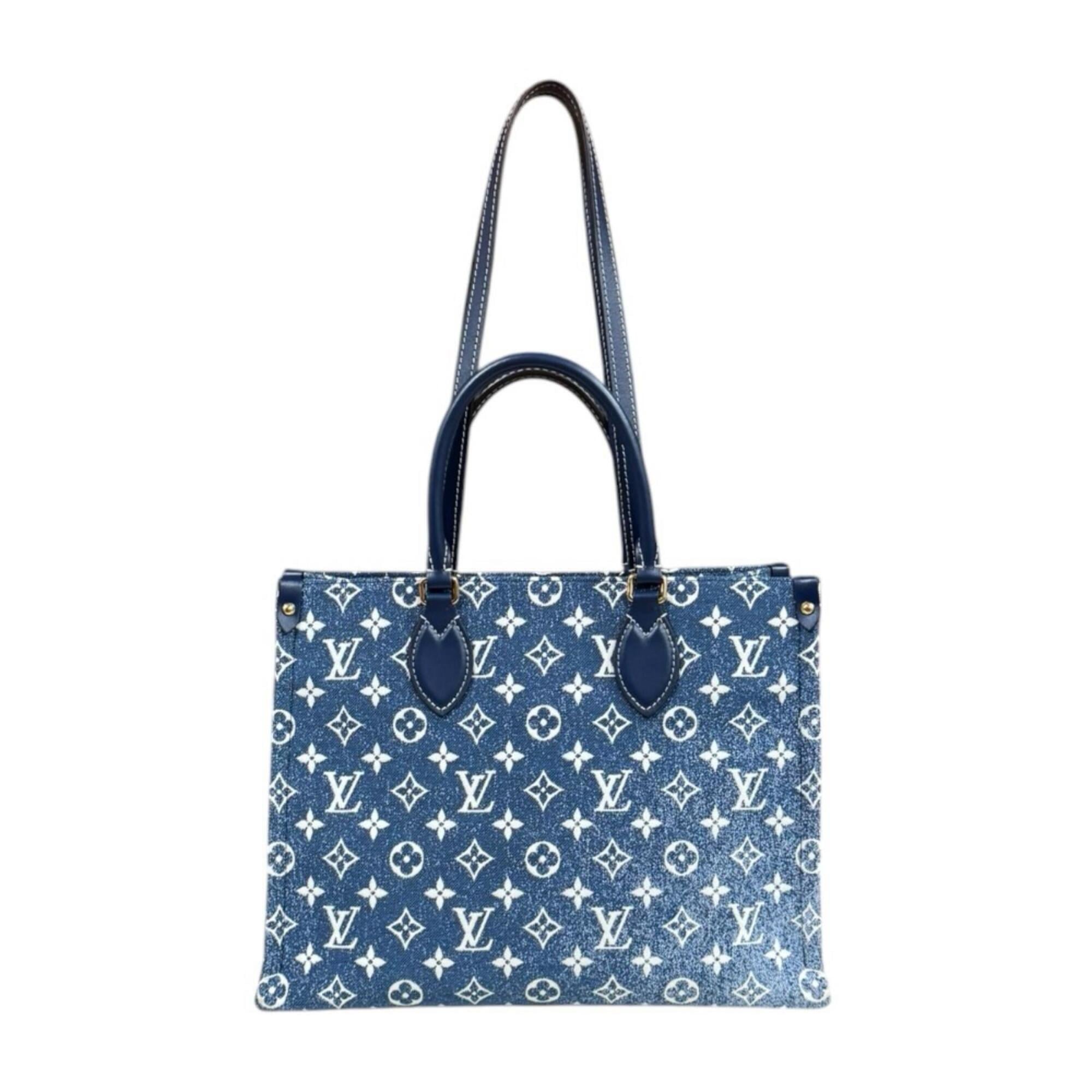 Louis Vuitton Navy Blue Monogram Shoulder Bag (Pre-Owned)