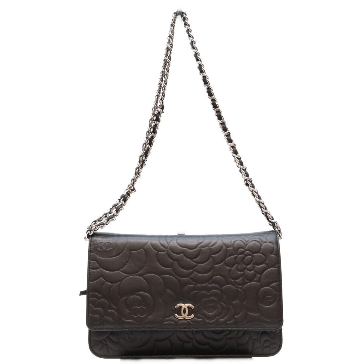 Chanel Black Leather Shoulder Bag (Pre-Owned)