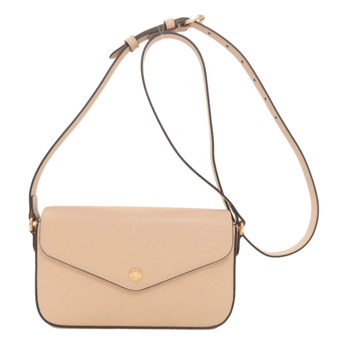Gucci Beige Leather Shoulder Bag (Pre-Owned)