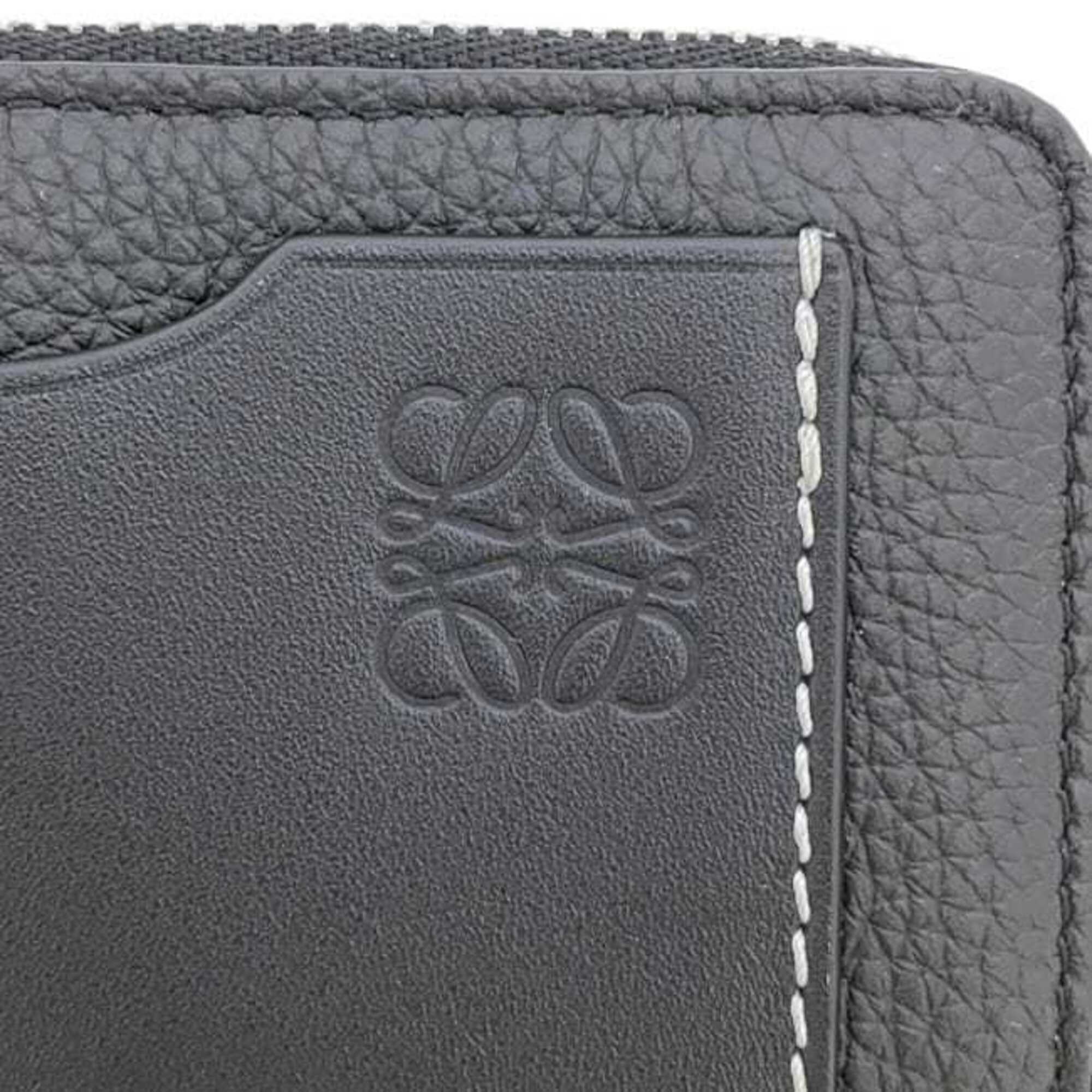 Loewe Black Leather Coin Purse/Coin Case (Pre-Owned)