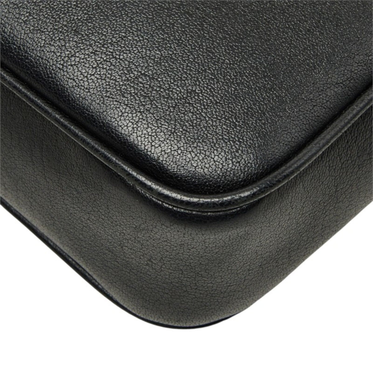 Saint Laurent Black Leather Shoulder Bag (Pre-Owned)