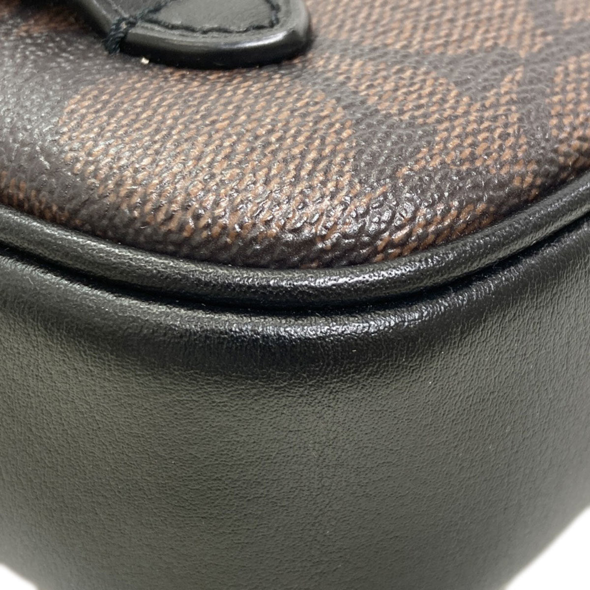 Coach Dark Brown Signature Line Pvc Shoulder Bag (Pre-Owned)