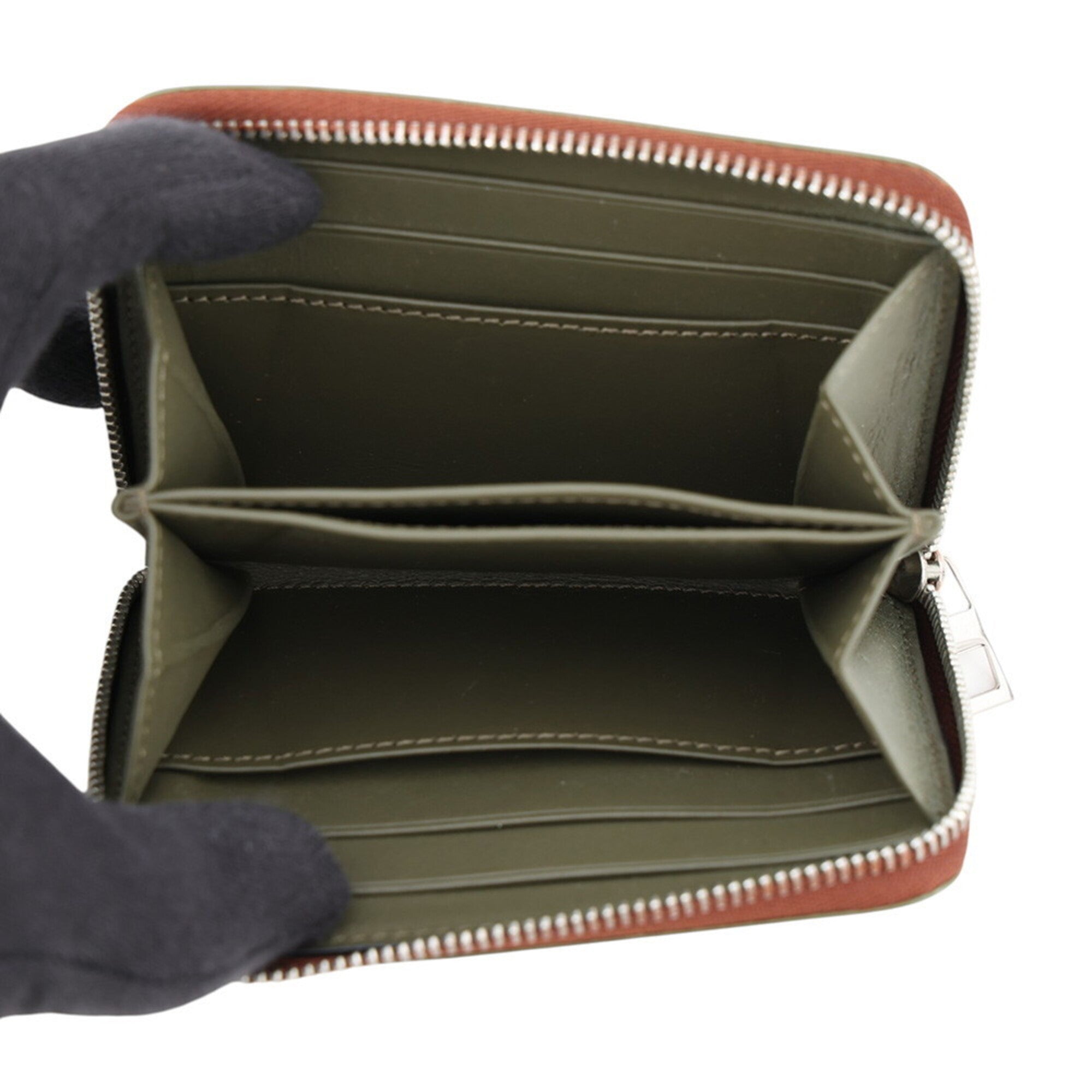 Loewe Brown Leather Coin Purse/Coin Case (Pre-Owned)