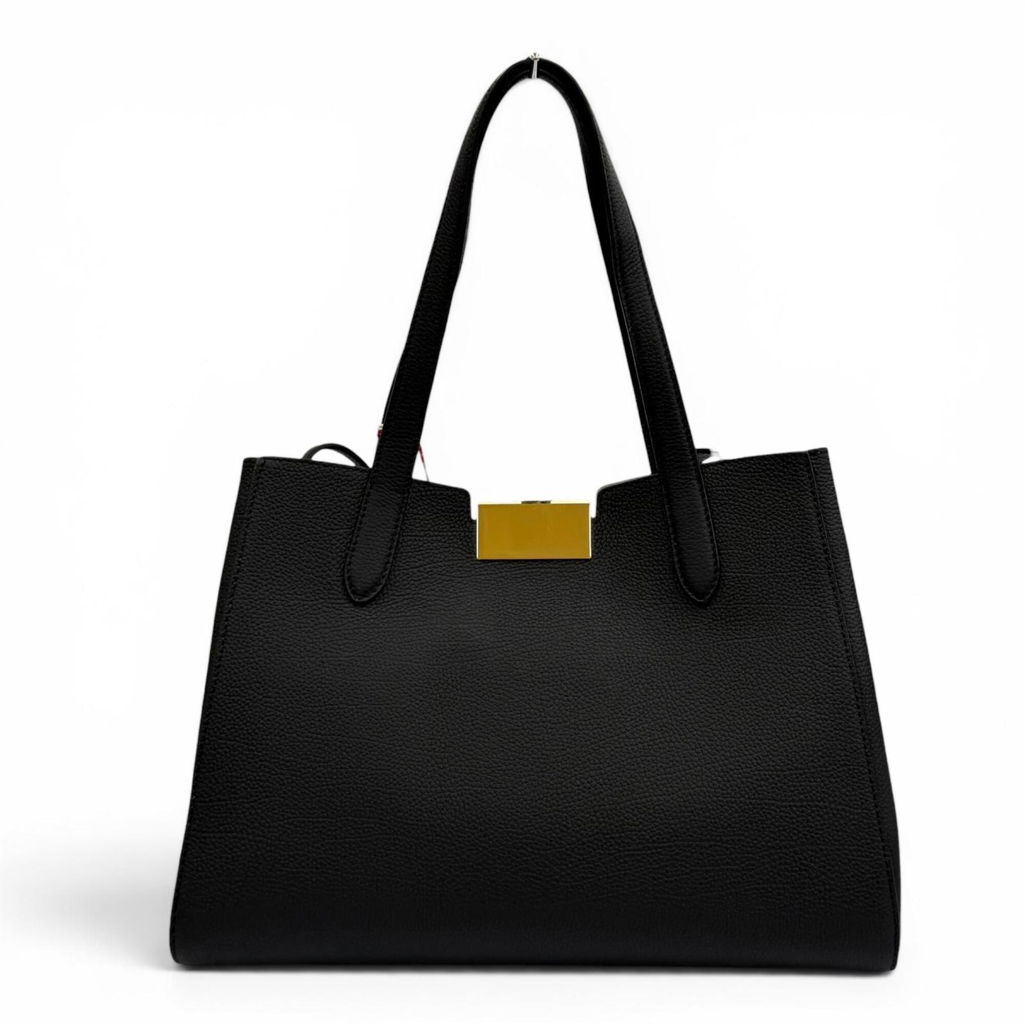Marni Black Leather Tote Bag (Pre-Owned)
