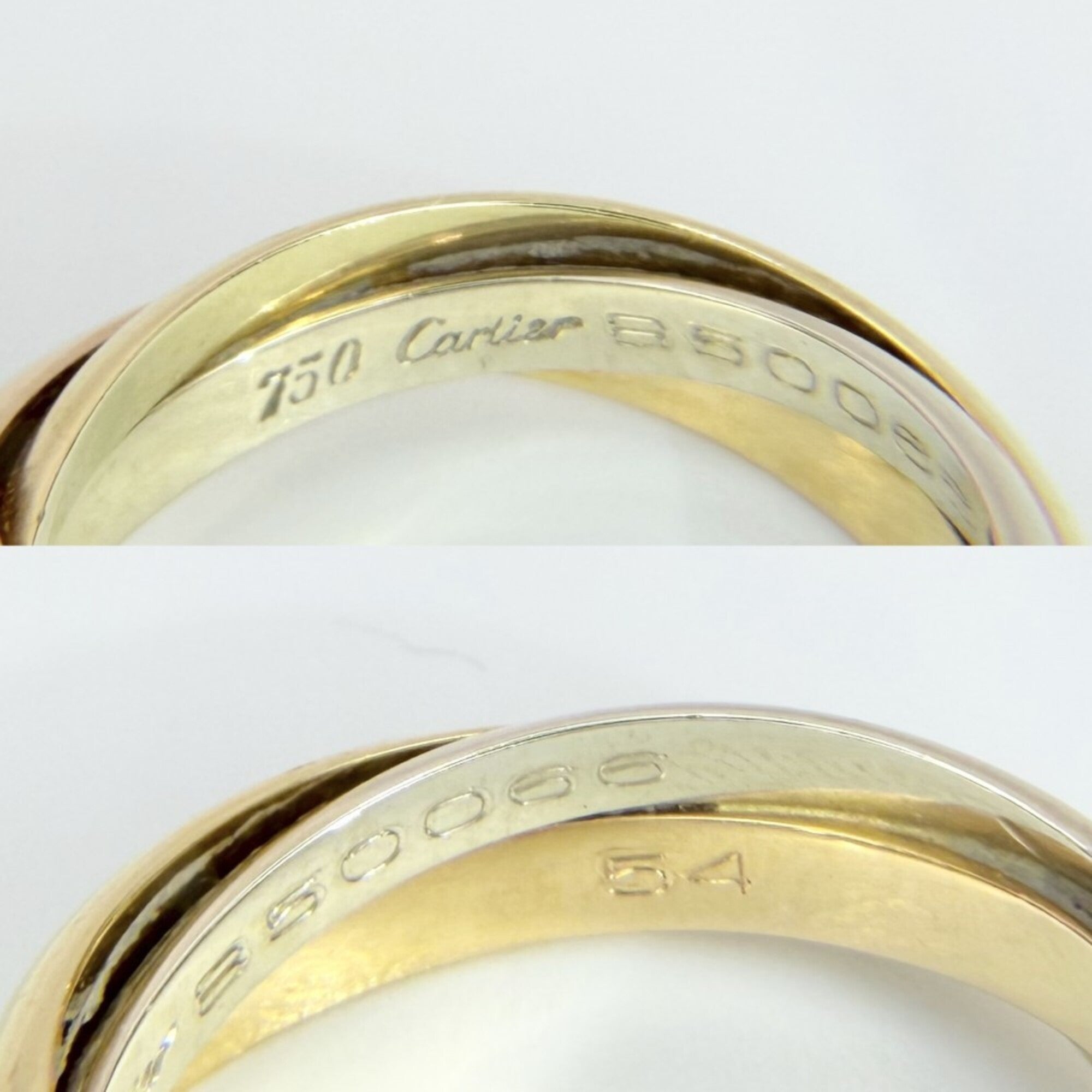 Cartier Yellow Gold (18K) Pink Gold (18K) White Gold (18K) Band Ring (Pre-Owned)