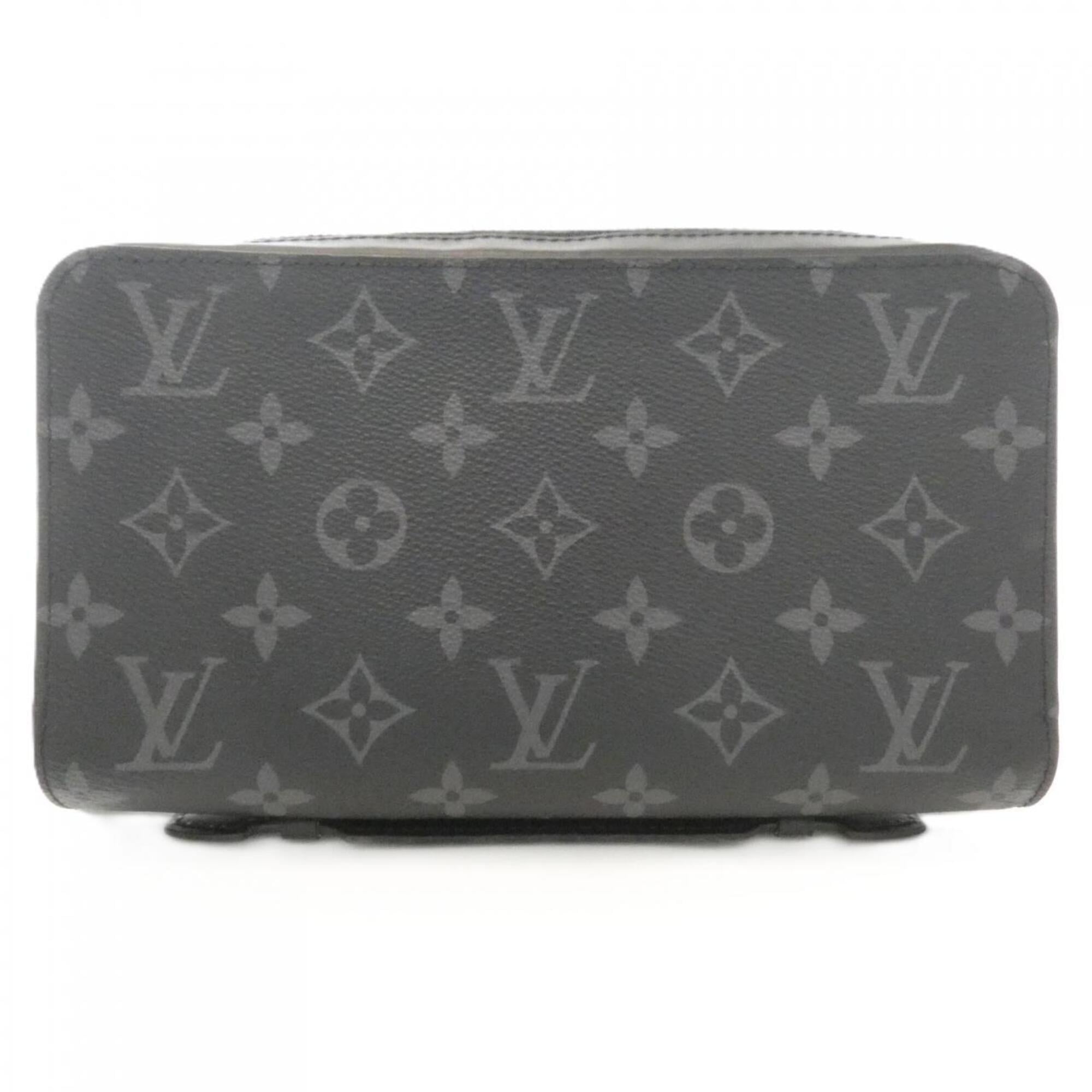 Louis Vuitton Monogram Eclipse Black Coated Canvas Long Wallet (Bi-Fold) (Pre-Owned)