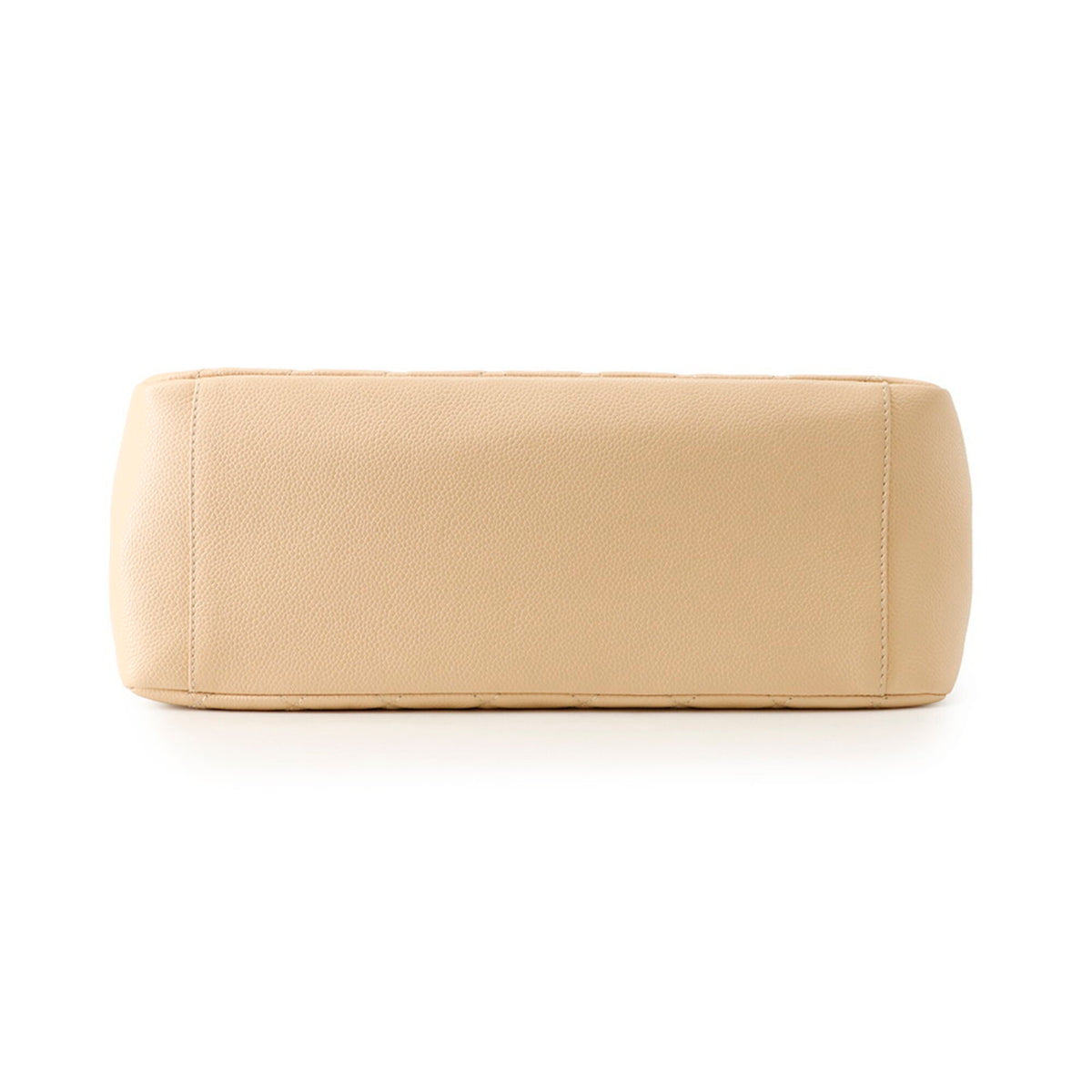 Chanel Matelasse Beige Grained Calfskin Handbag Shoulder Bag (Pre-Owned)