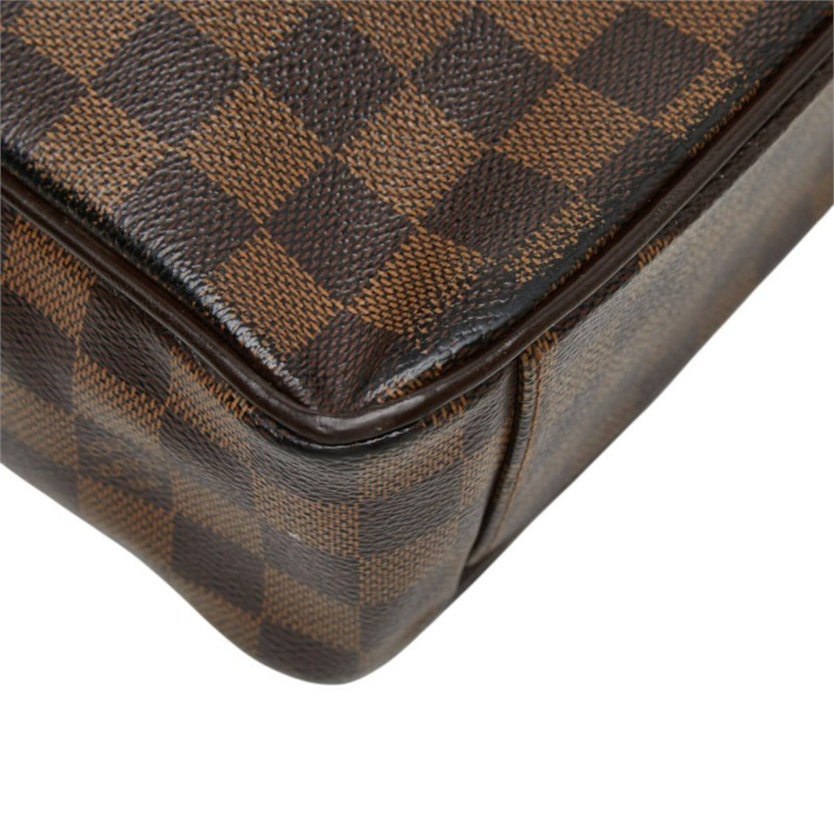 Louis Vuitton Brown Pvc Leather Shoulder Bag (Pre-Owned)