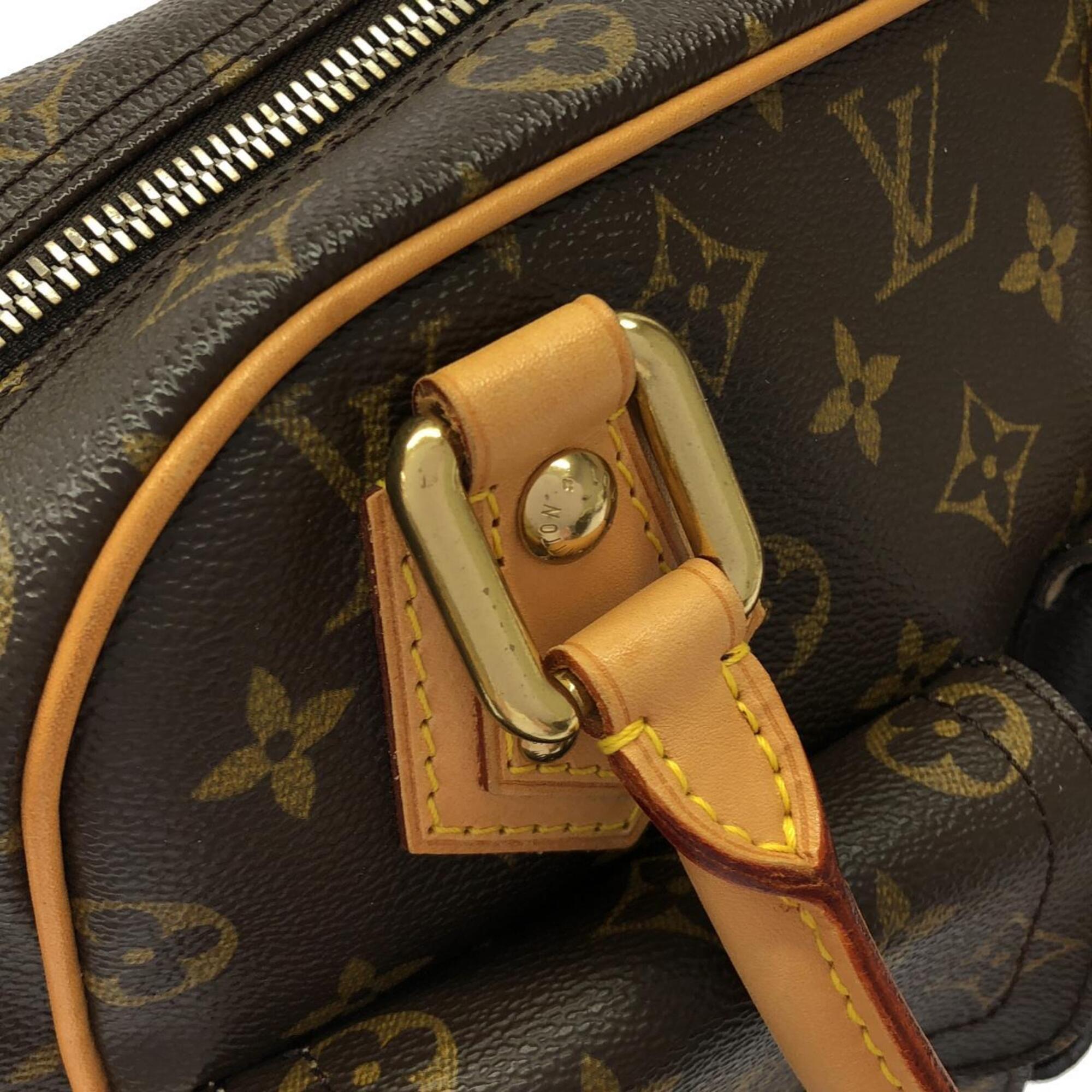 Louis Vuitton Marron Coated Canvas Handbag (Pre-Owned)